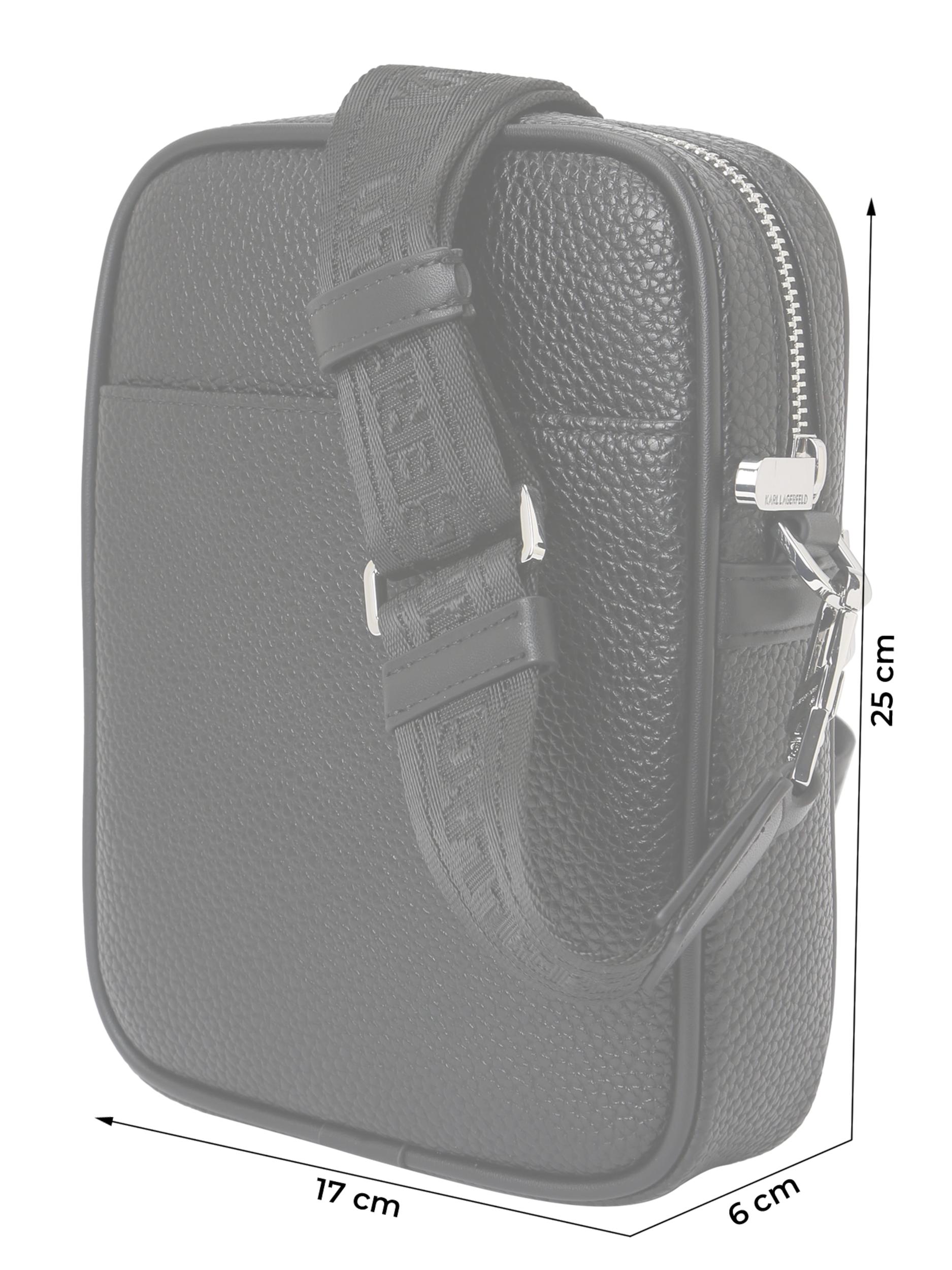 Karl Lagerfeld Torba za čez ramo 'IKON' črna