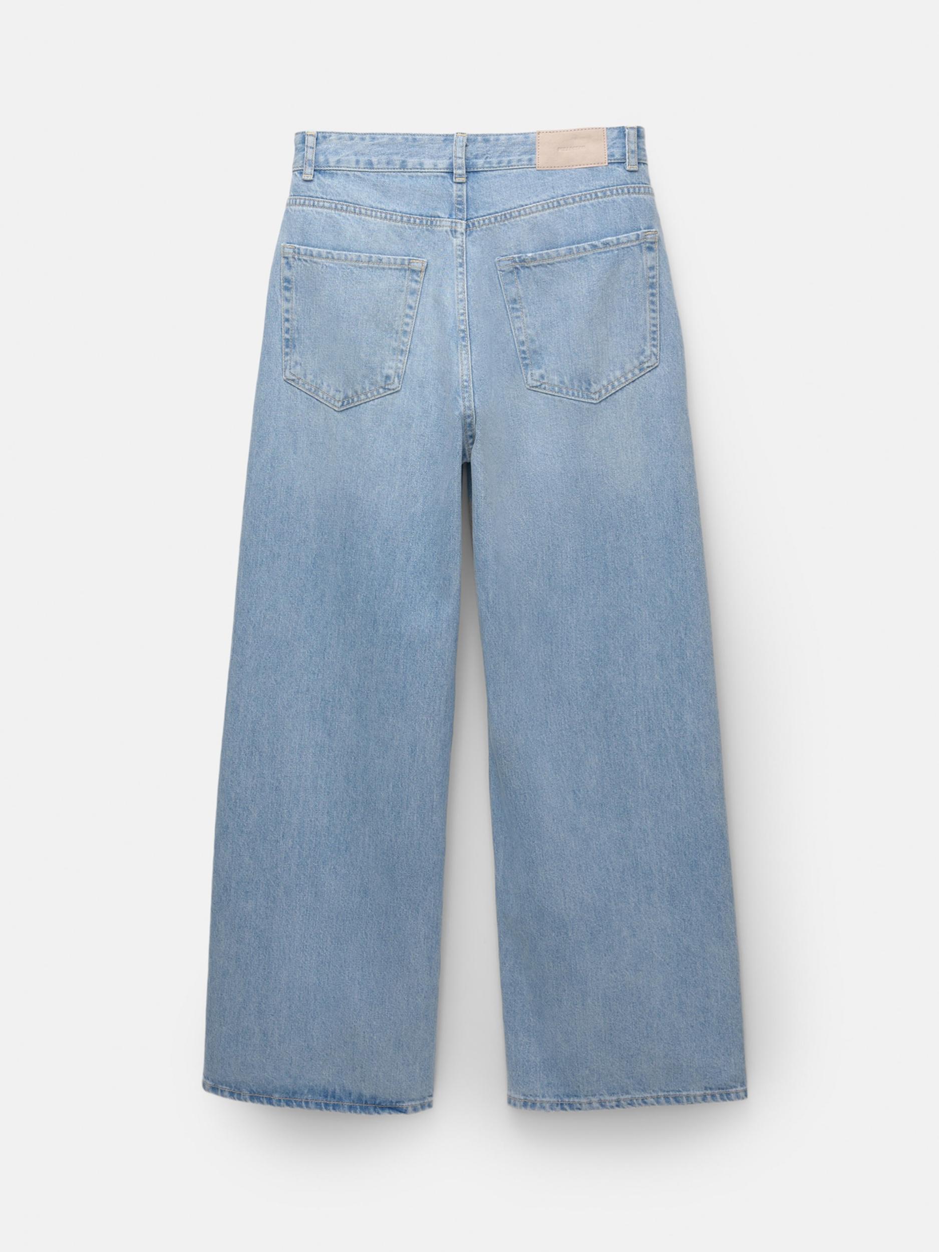 Pull&Bear Kavbojke moder denim