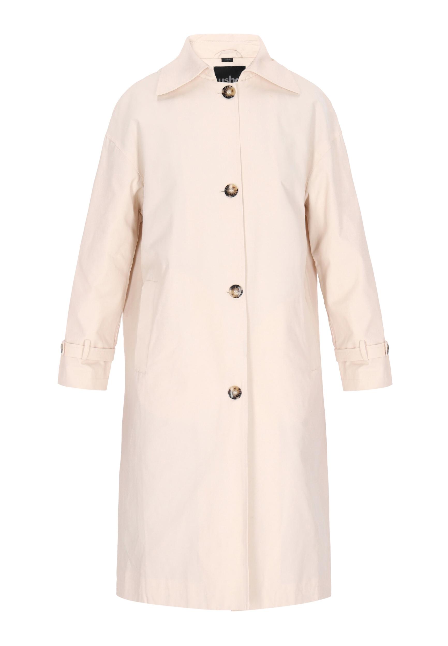 usha BLACK LABEL Prehoden plašč off-bela