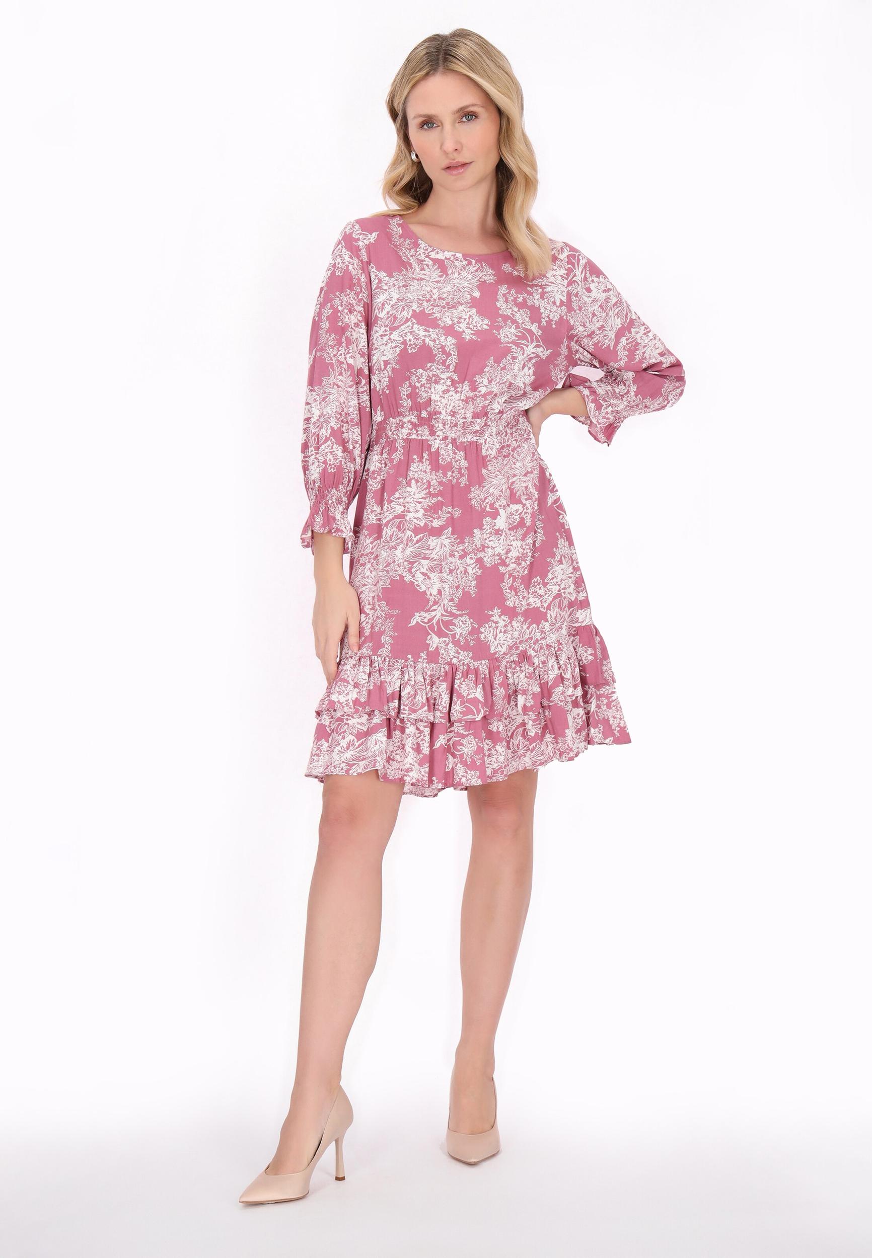 Usha Obleka roza / bela