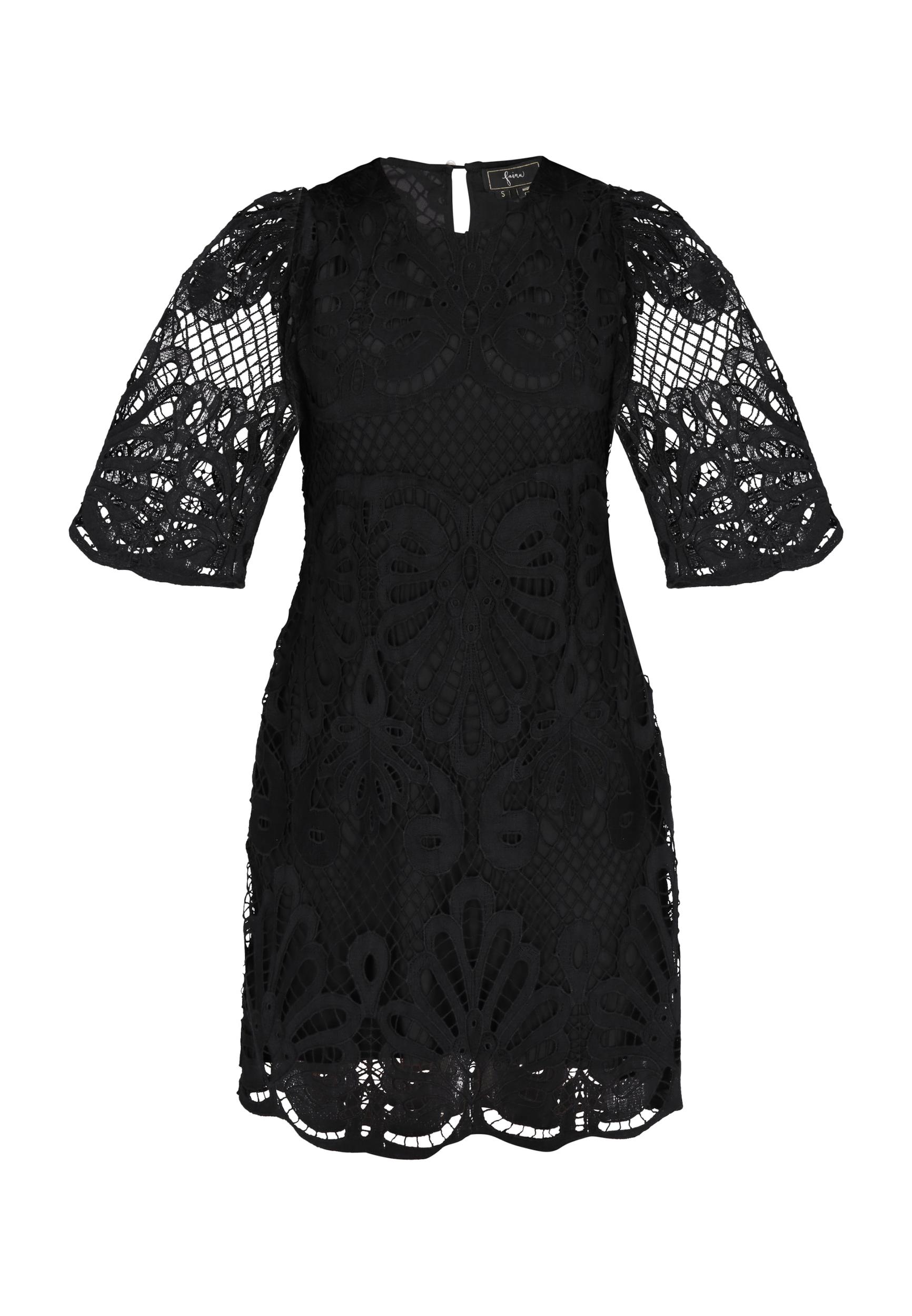 faina Koktejl obleka 'Fashion Look' črna