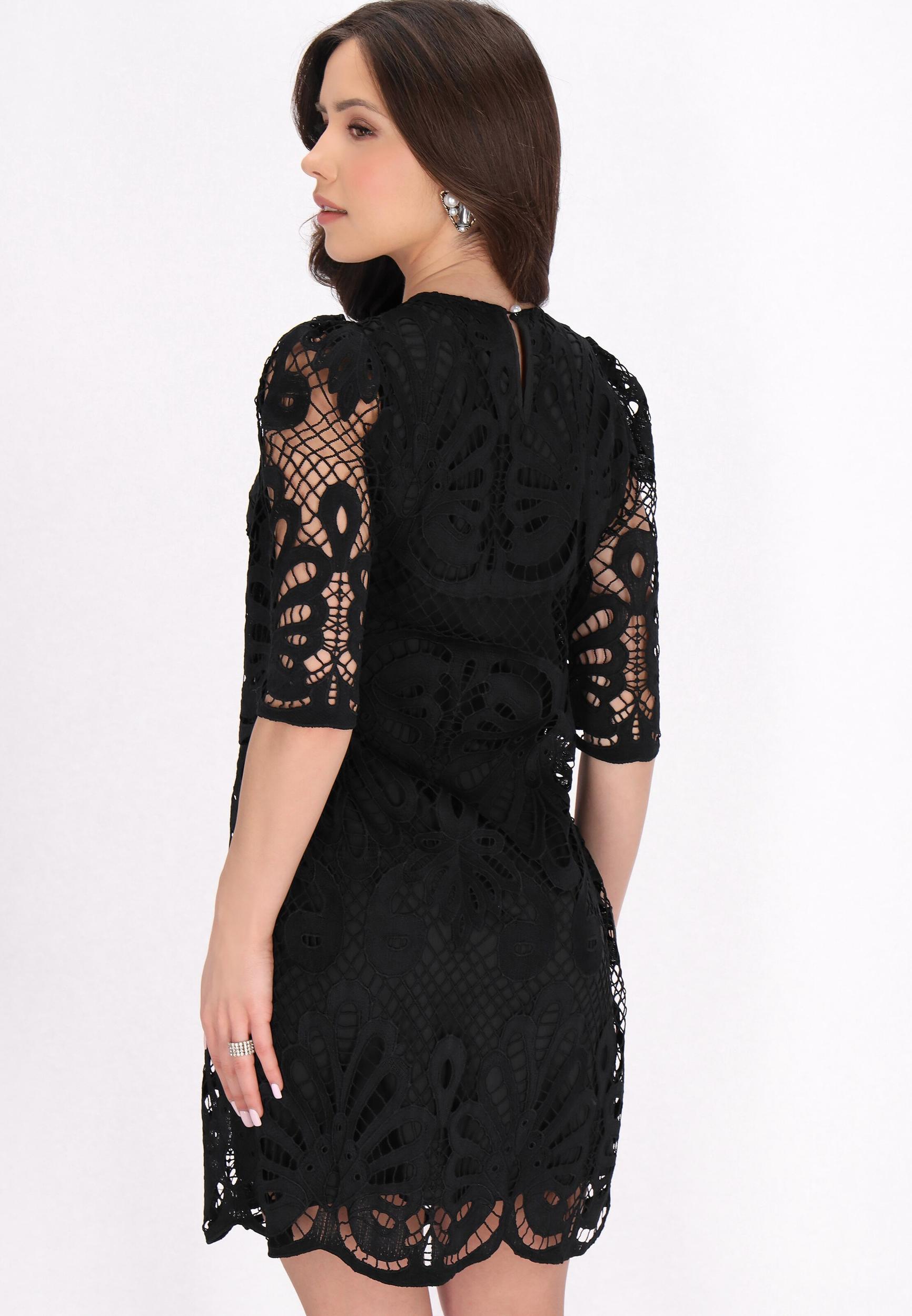 faina Koktejl obleka 'Fashion Look' črna