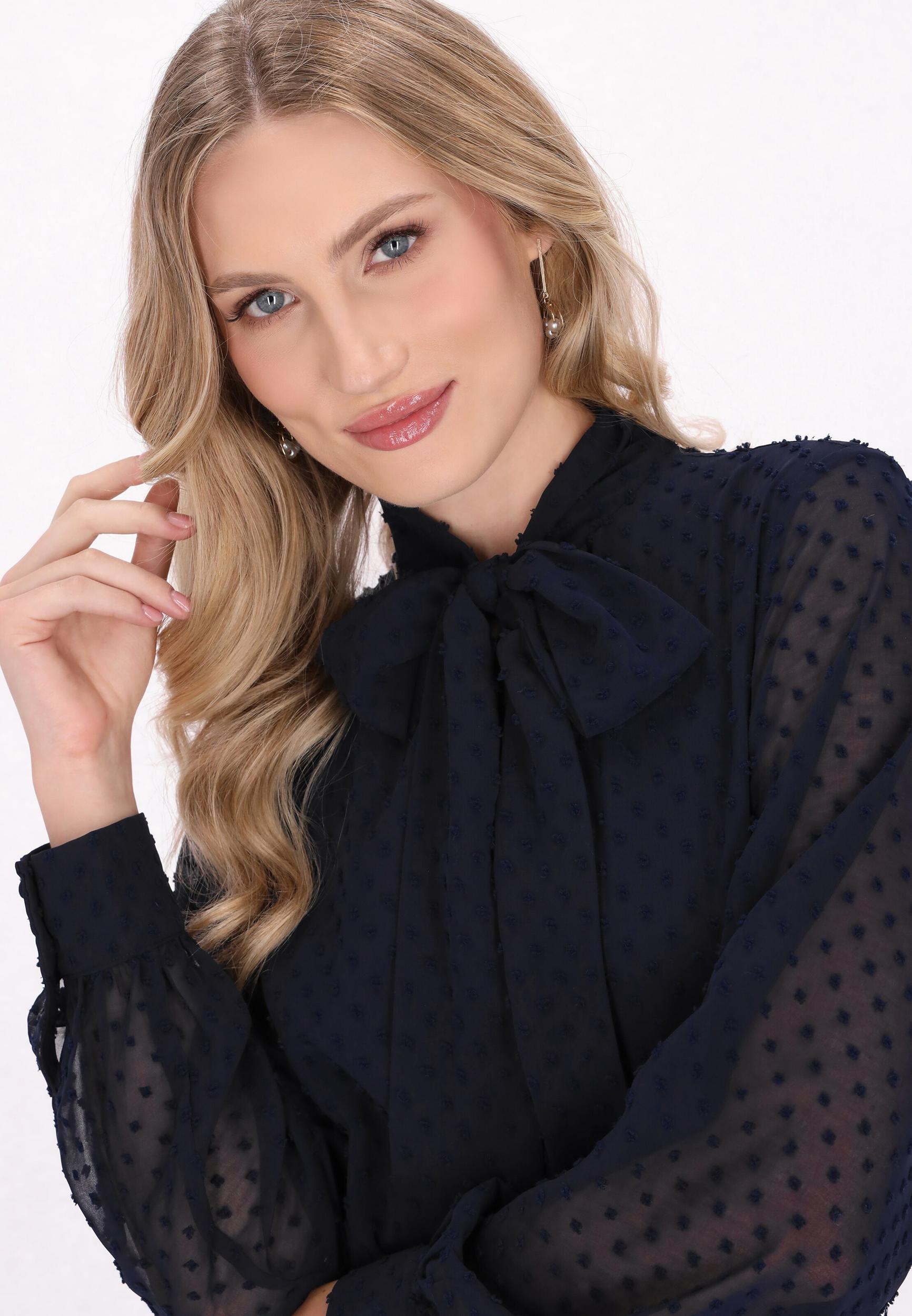 DreiMaster Klassik Dolga srajca 'Classic Look' mornarska