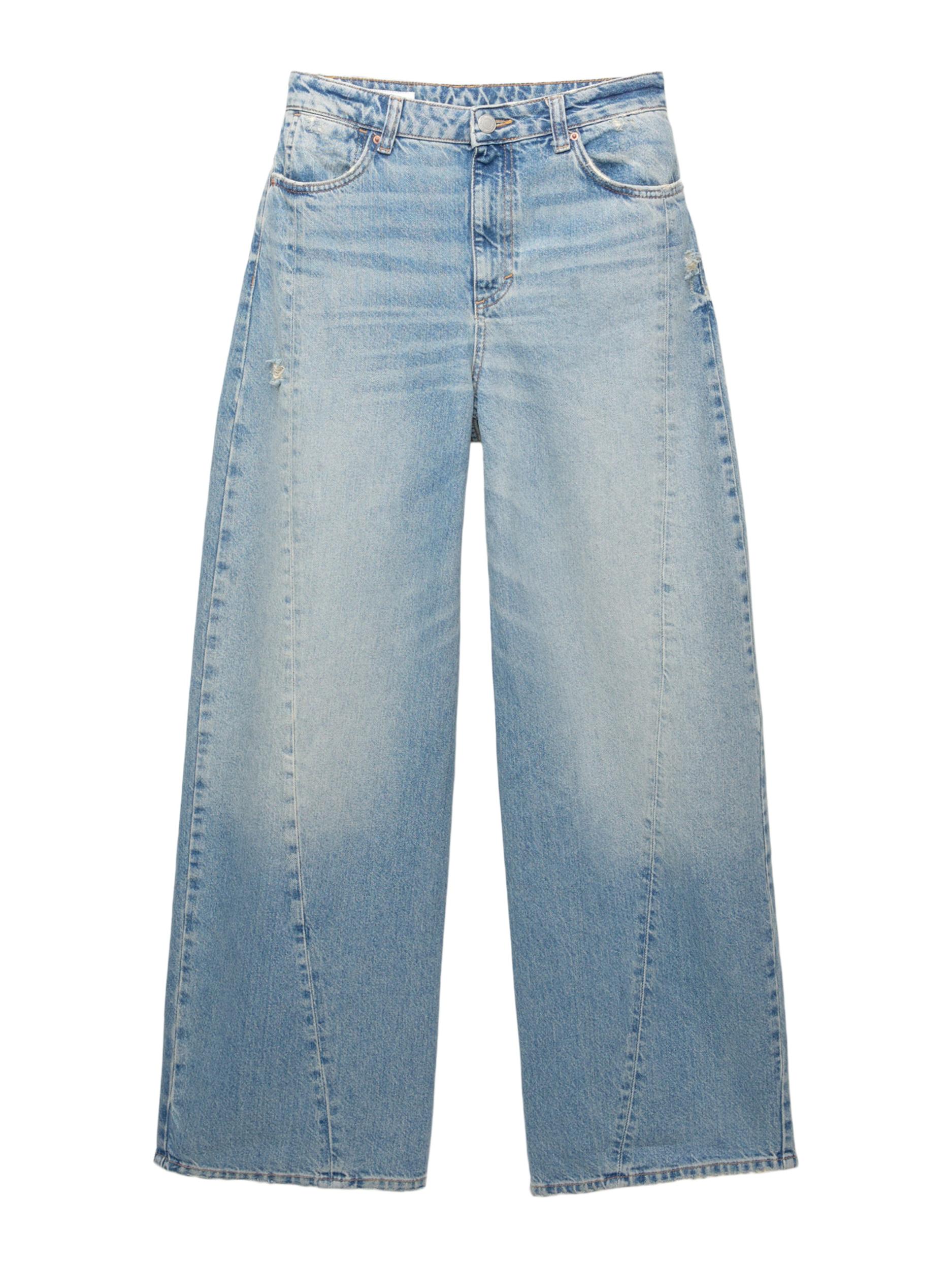 Pull&Bear Kavbojke moder denim