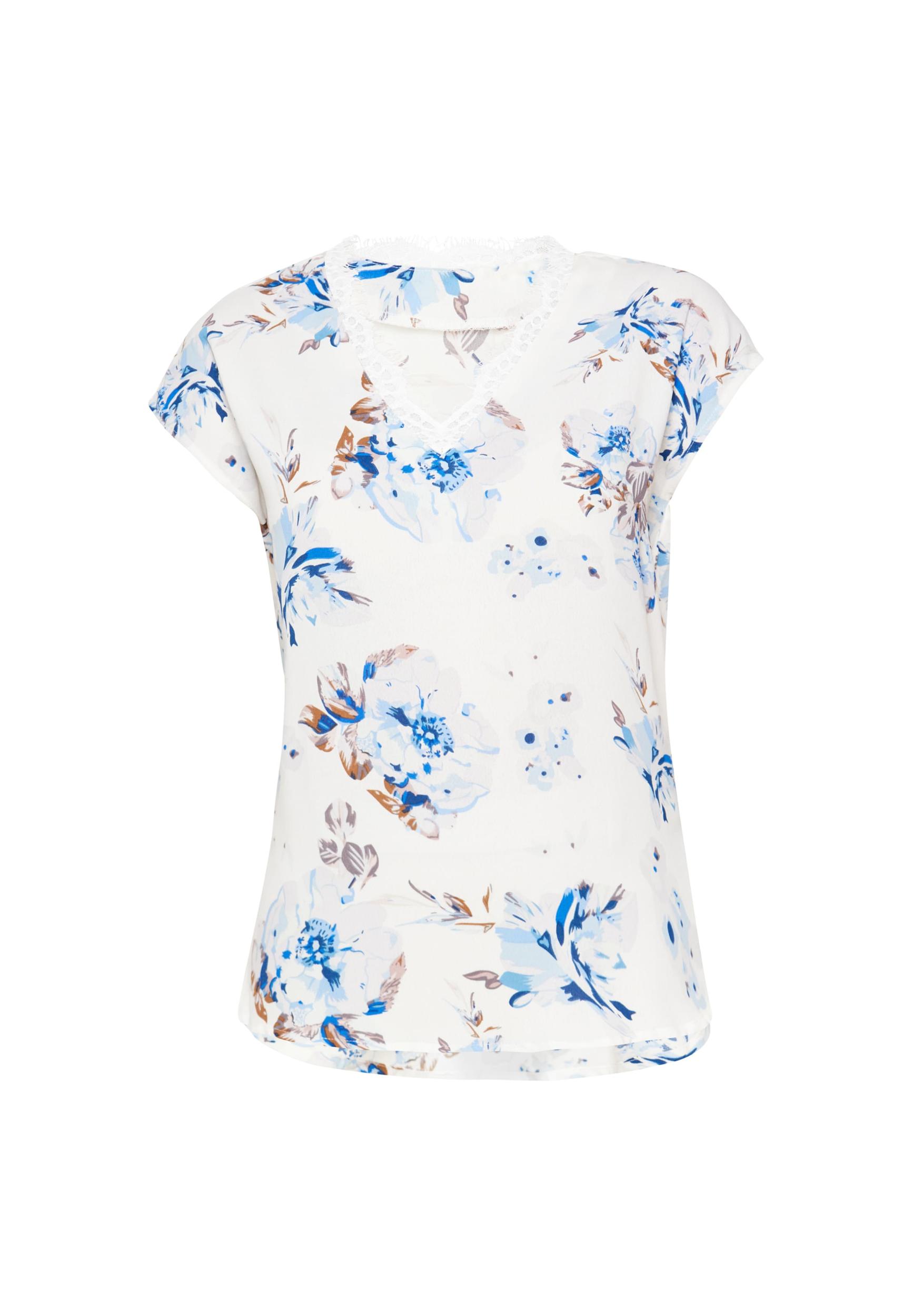 Usha Top svetlo modra / temno modra / rjava / bela