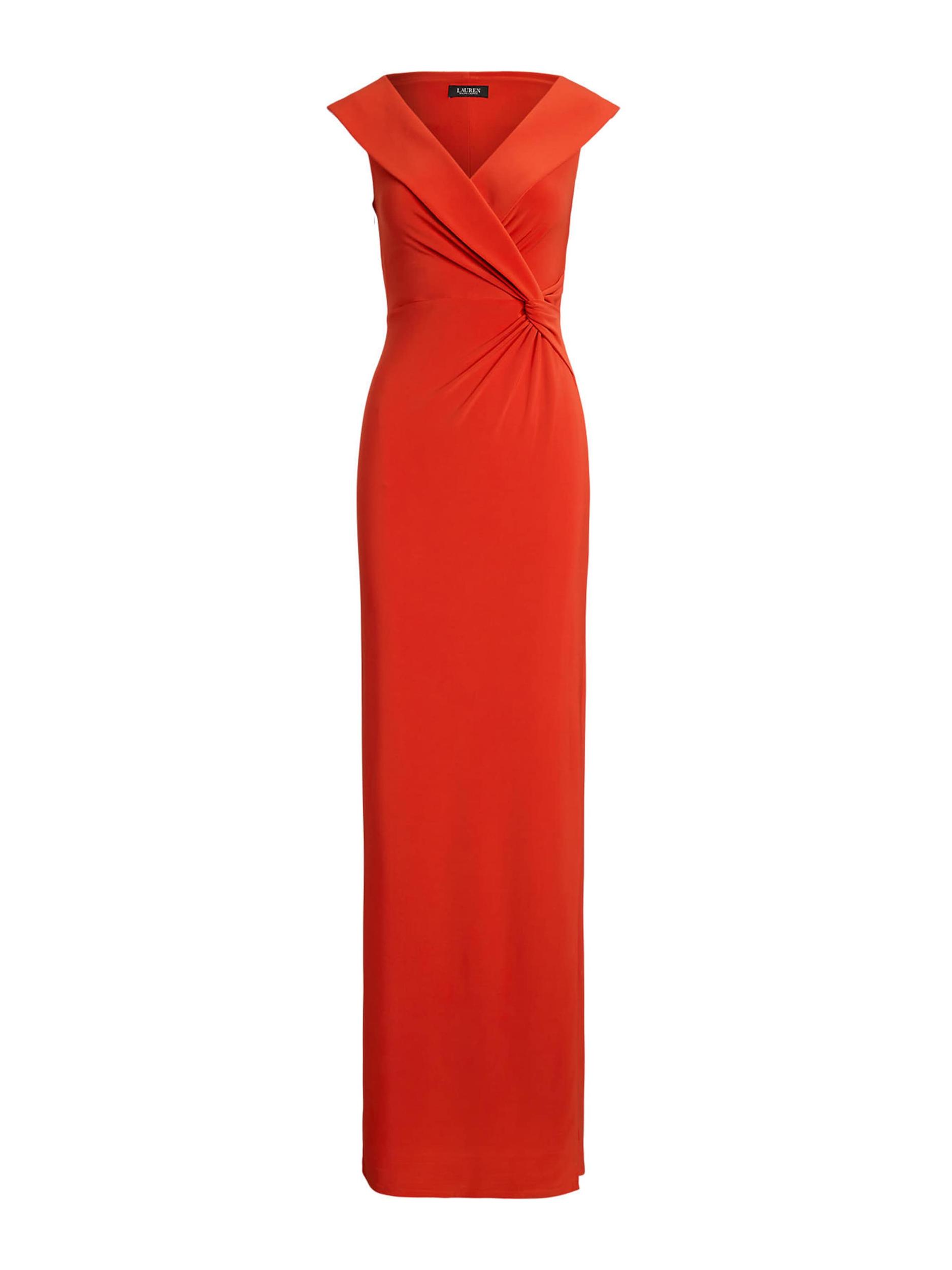 Lauren Ralph Lauren Večerna obleka 'LEONIDAS' korala