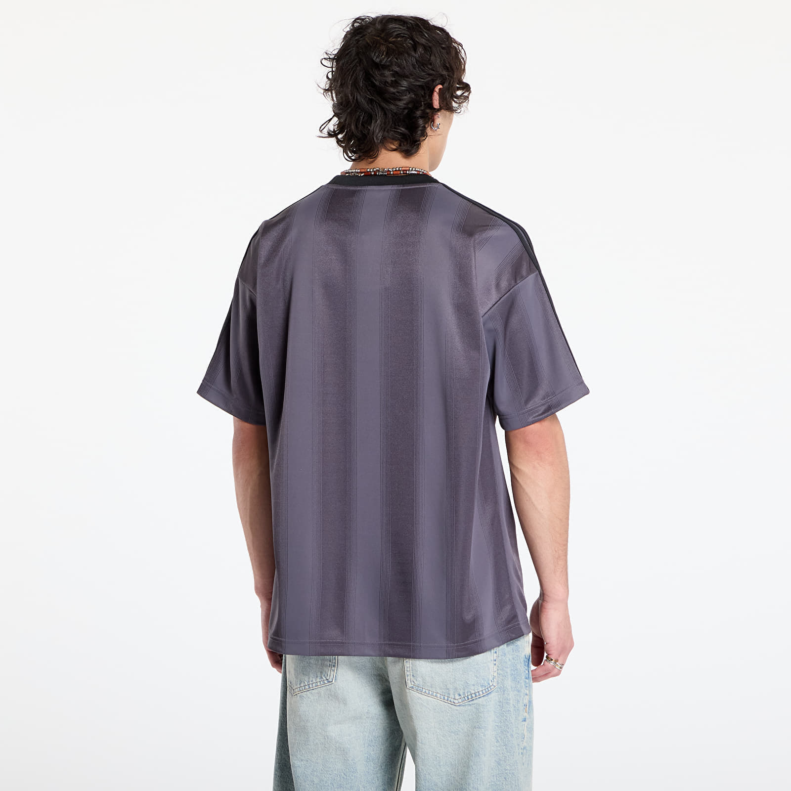 adidas Originals Dres adidas Adicolor Jacquard Jersey Grey Strata/ Black L