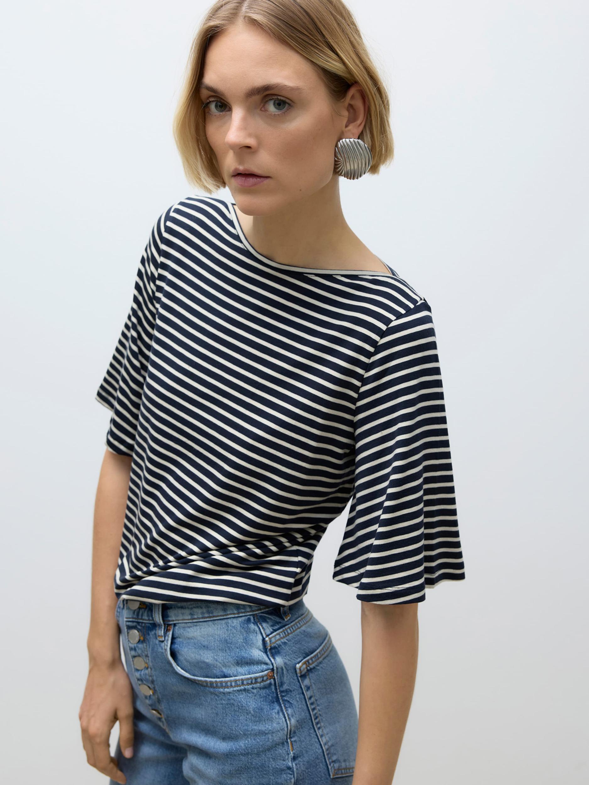 Aware Majica 'AWFIONA' safir / bela