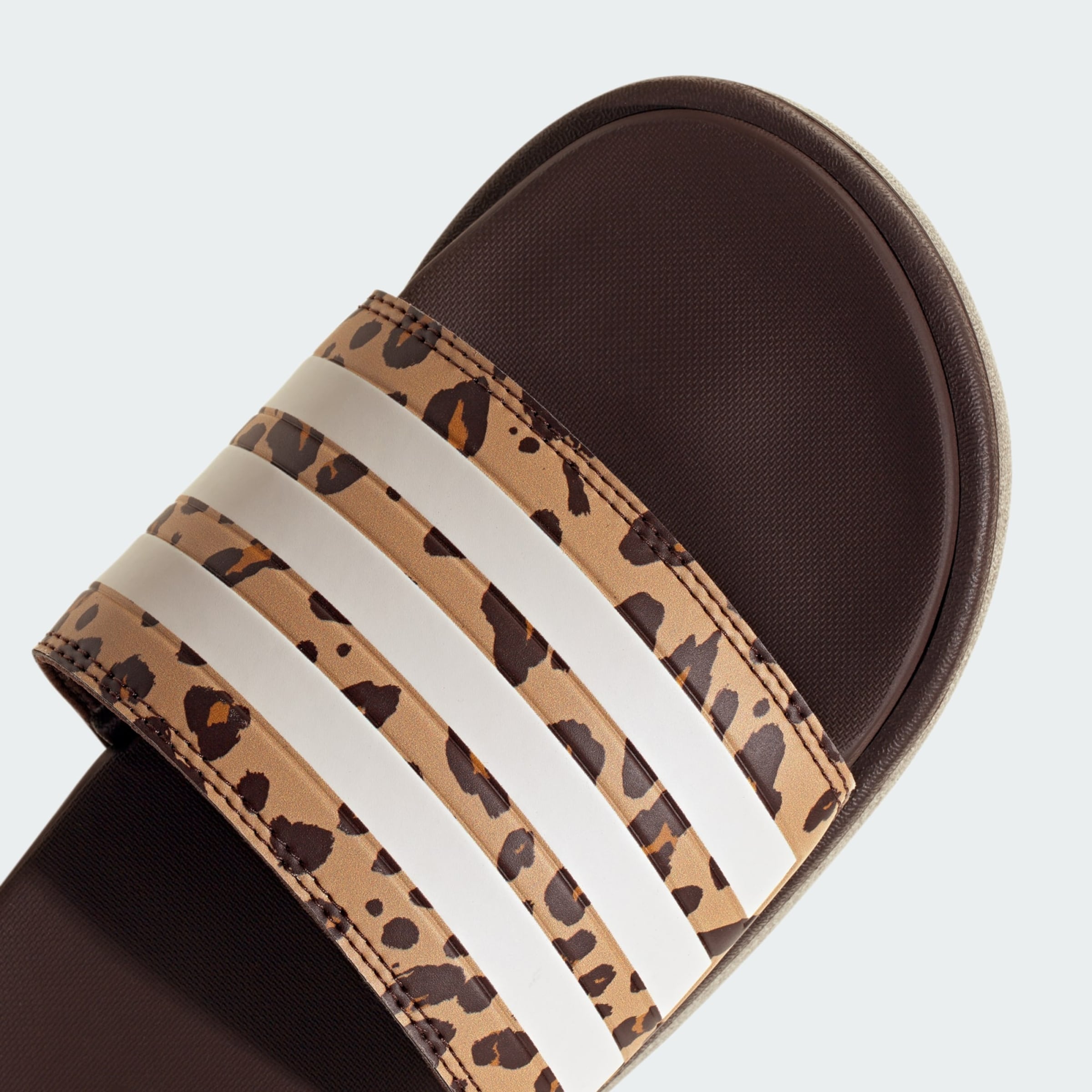 ADIDAS PERFORMANCE Čevelji za na plažo/kopanje 'Adilette' kapučino / temno rjava / bela