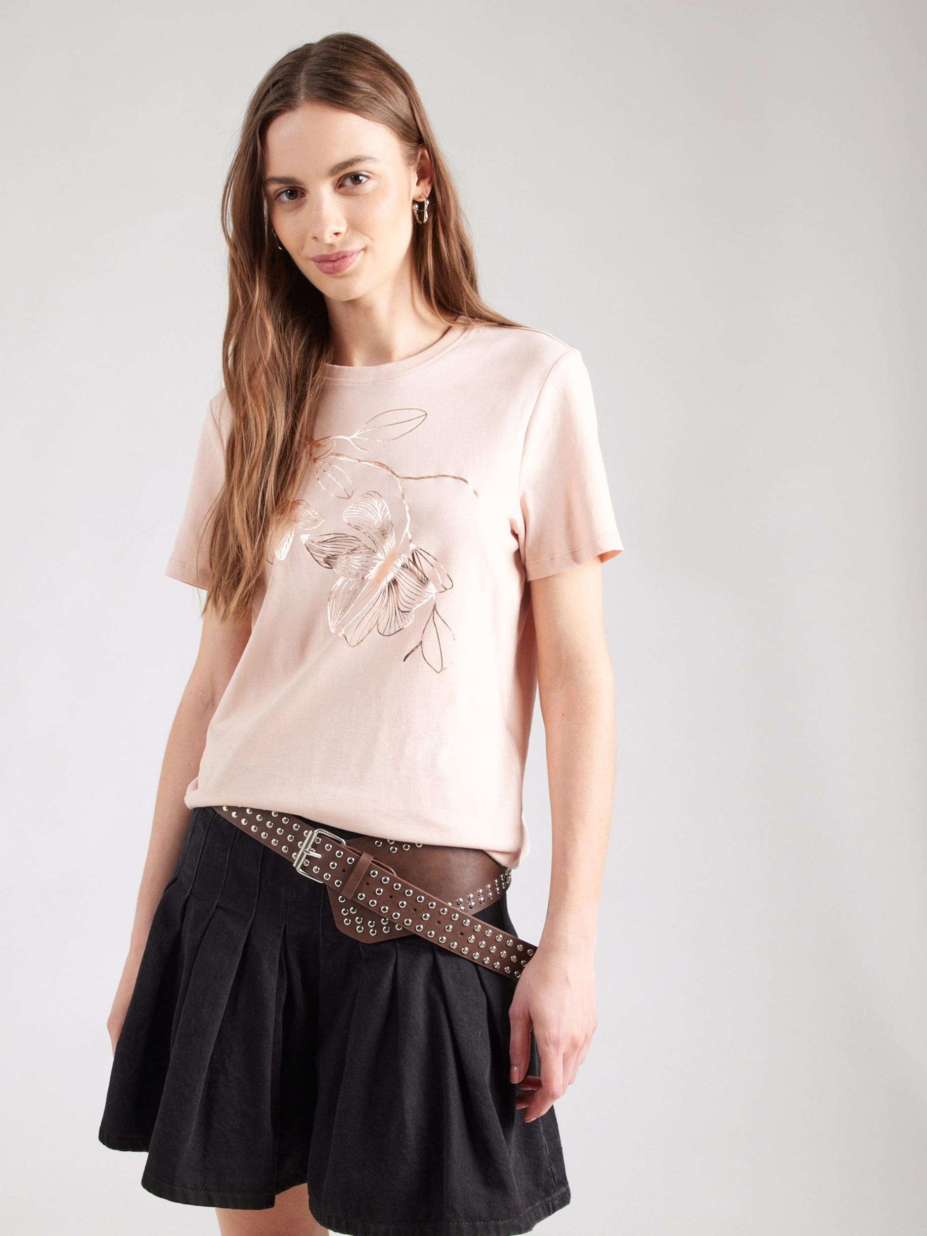 ONLY Majica 'ONLKITA' rožnato zlata / puder