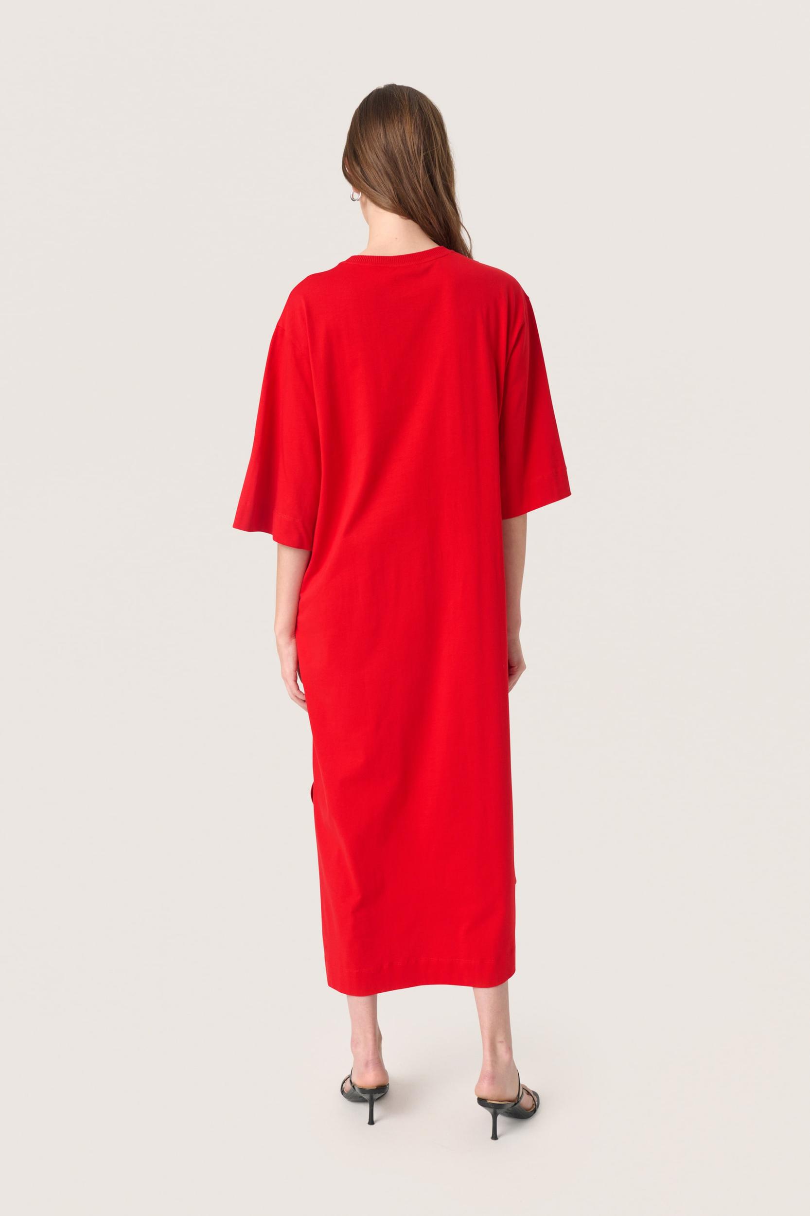 SOAKED IN LUXURY Obleka 'Aeve' živo rdeča