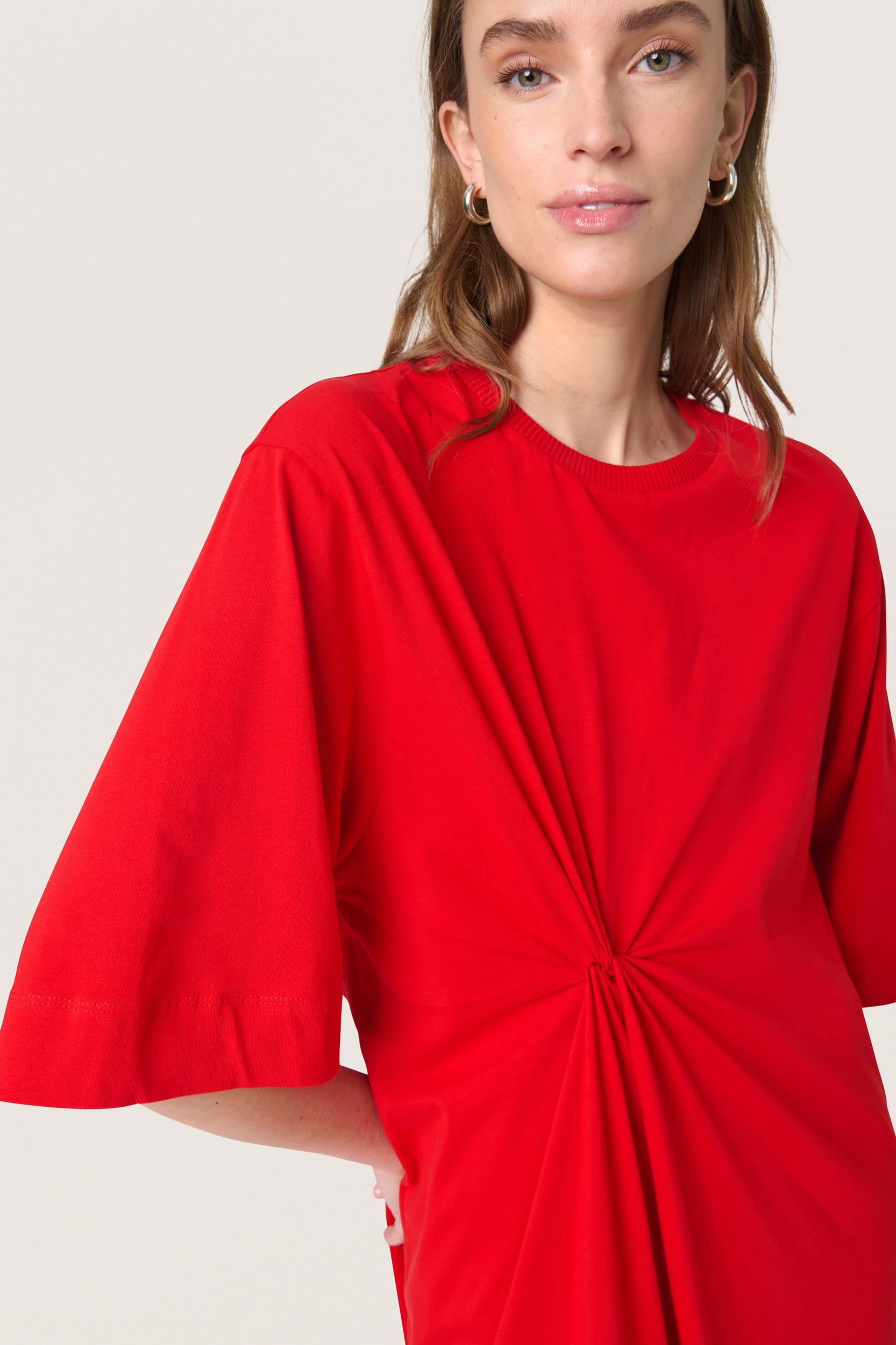 SOAKED IN LUXURY Obleka 'Aeve' živo rdeča