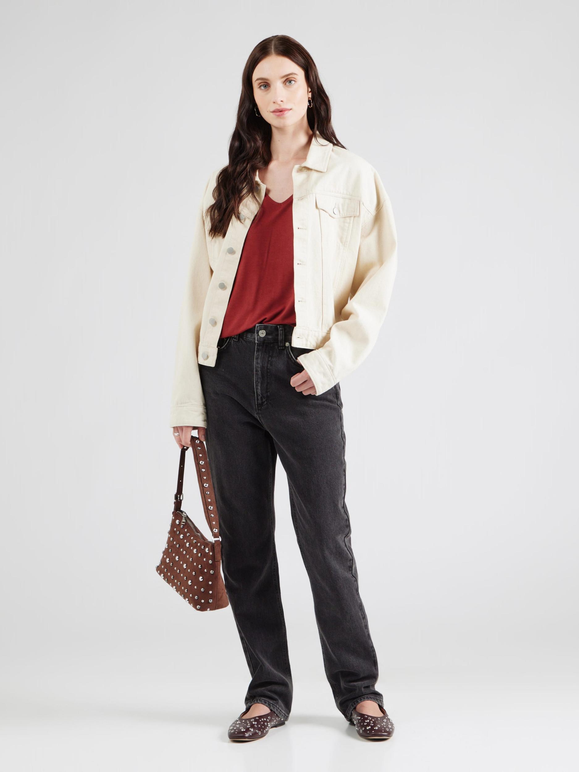 VERO MODA Majica 'VMVANESSA' rjasto rjava