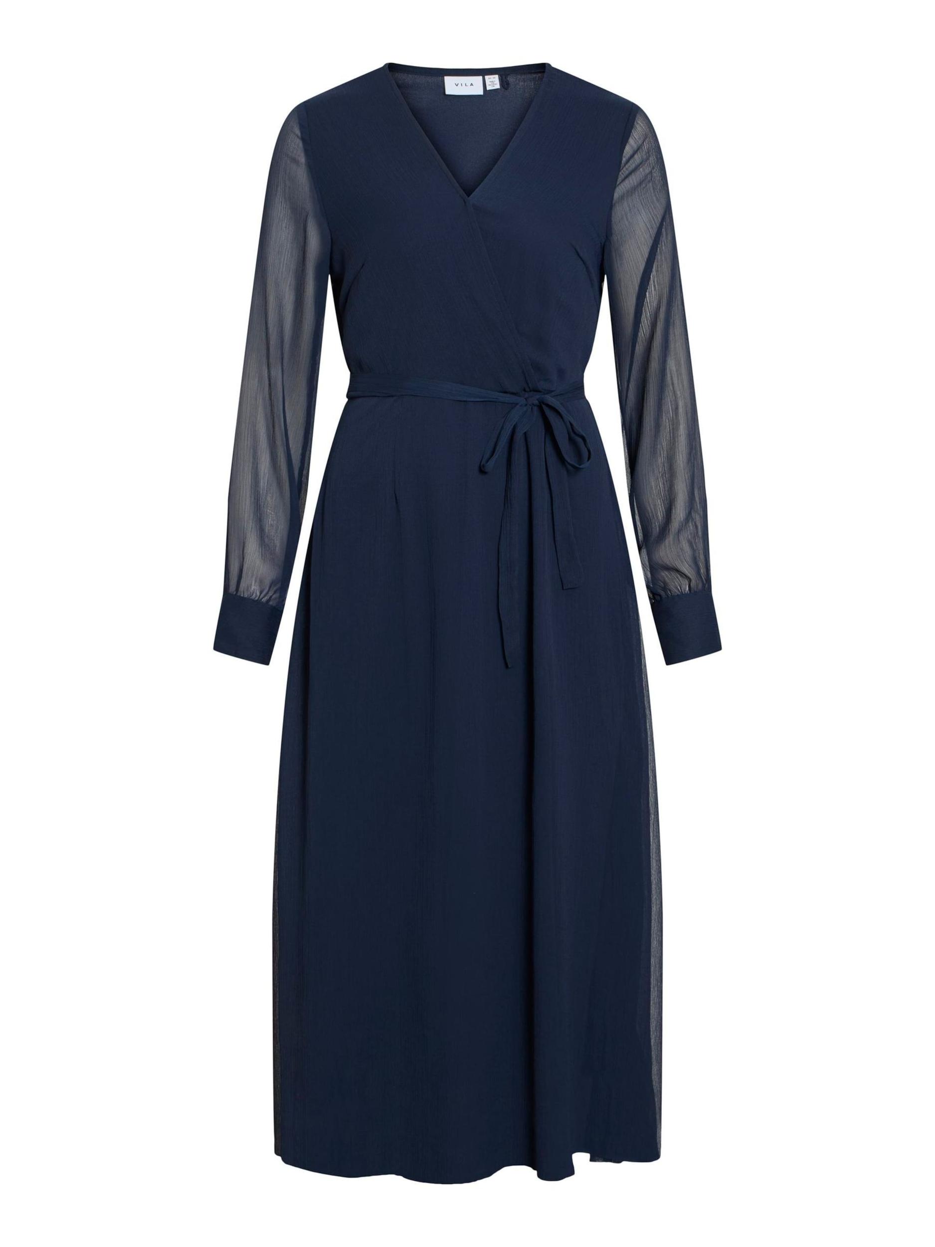 VILA Obleka 'VIFalia' nočno modra