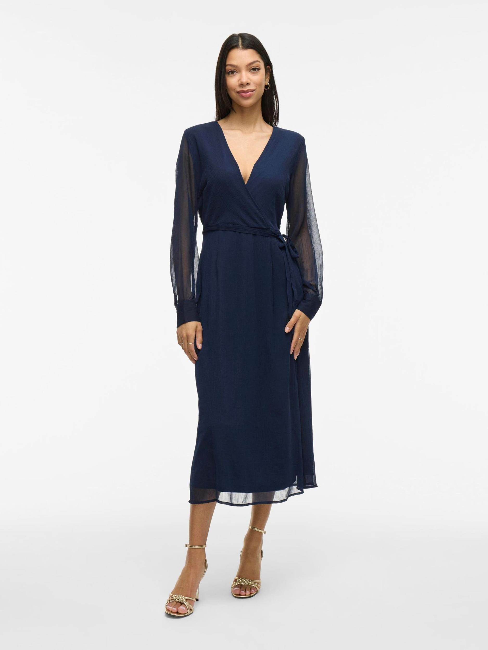 VILA Obleka 'VIFalia' nočno modra