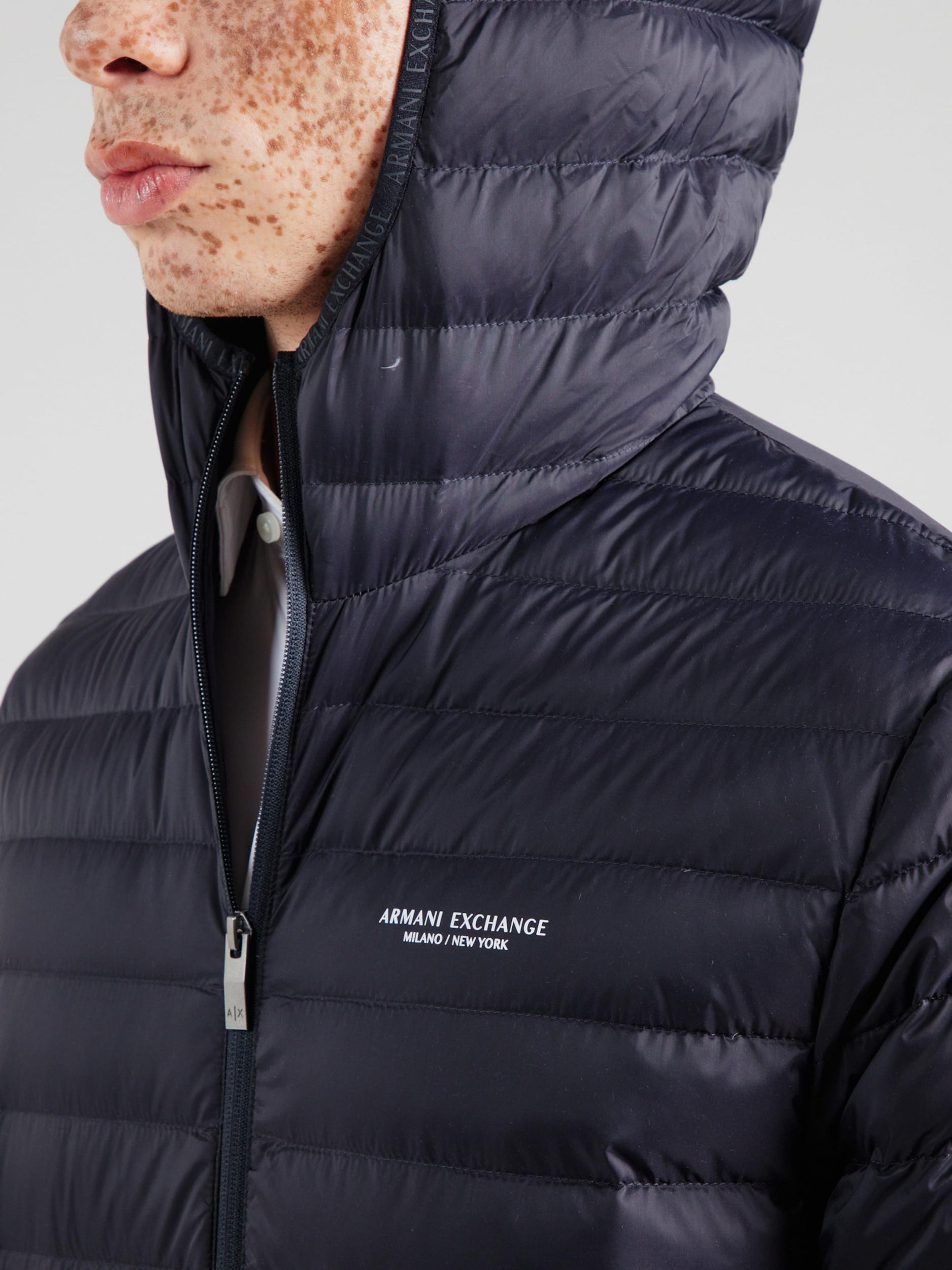 ARMANI EXCHANGE Prehodna jakna mornarska