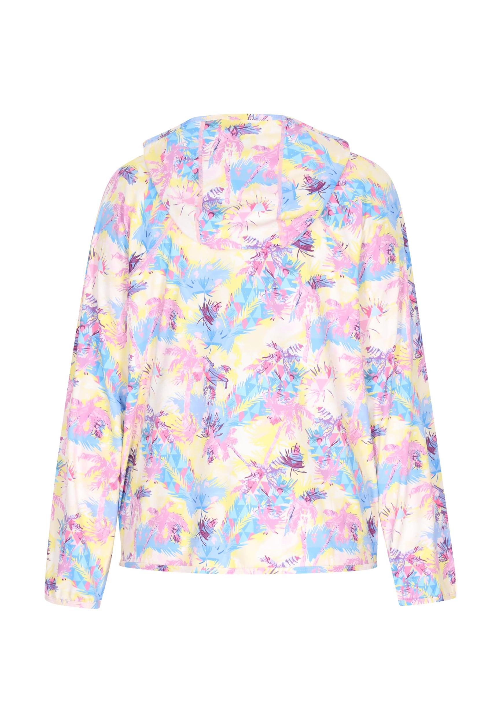 swirly Prehodna jakna svetlo modra / lila / roza / bela