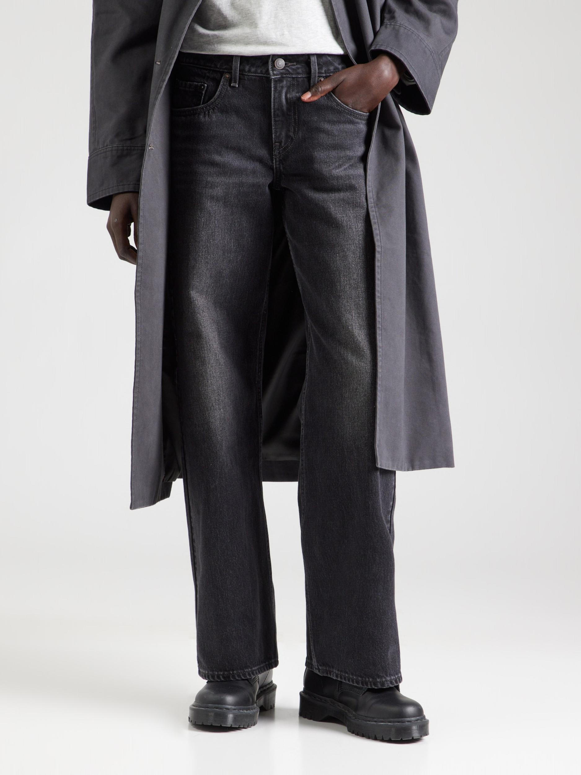 LEVI'S  Kavbojke 'Low Loose' črn denim