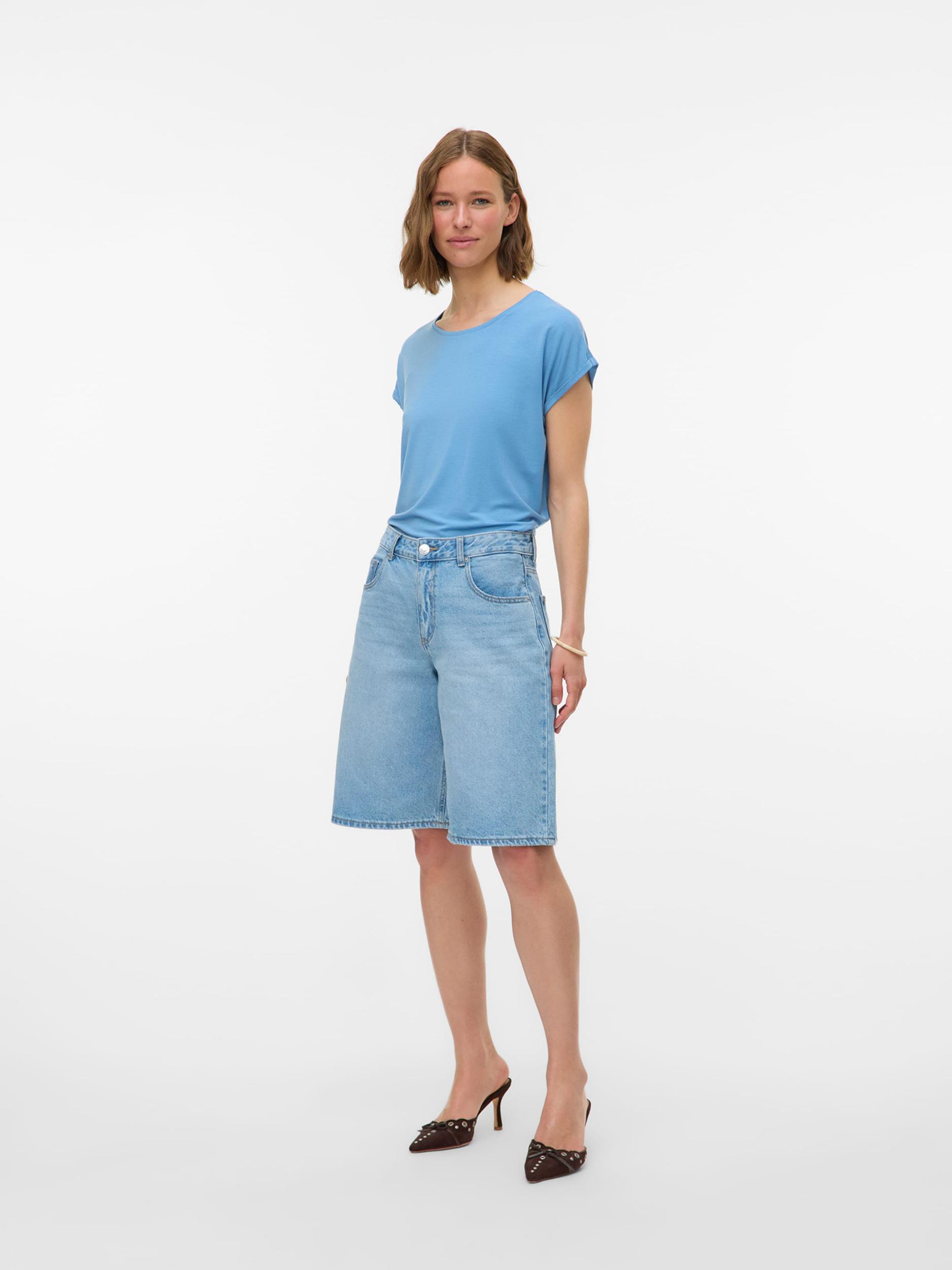 VERO MODA Majica 'VMAva' azur