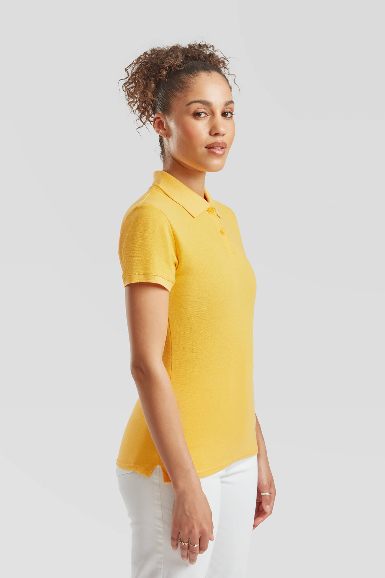 Yellow Polo Fruit of the Loom