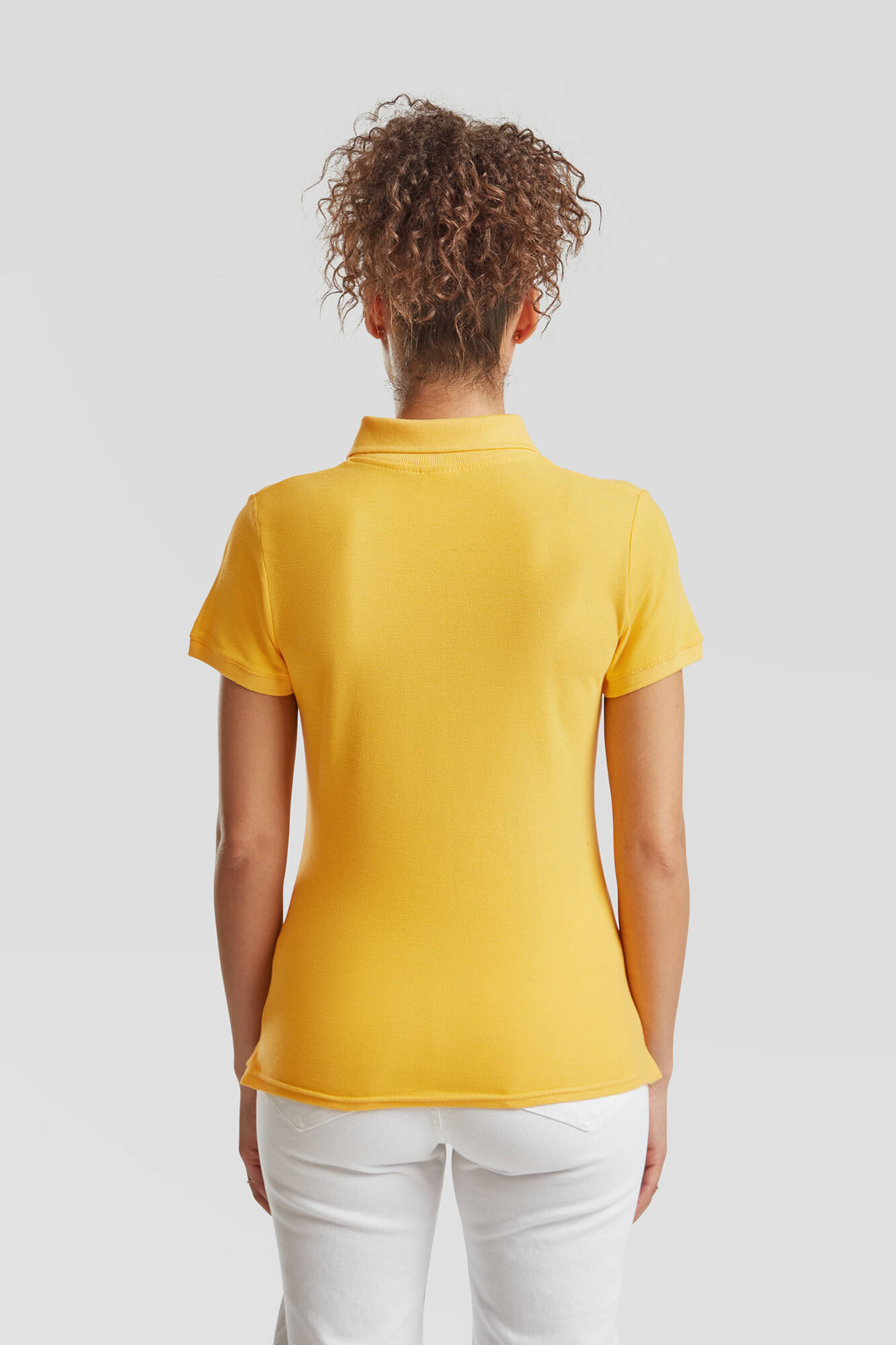 Yellow Polo Fruit of the Loom