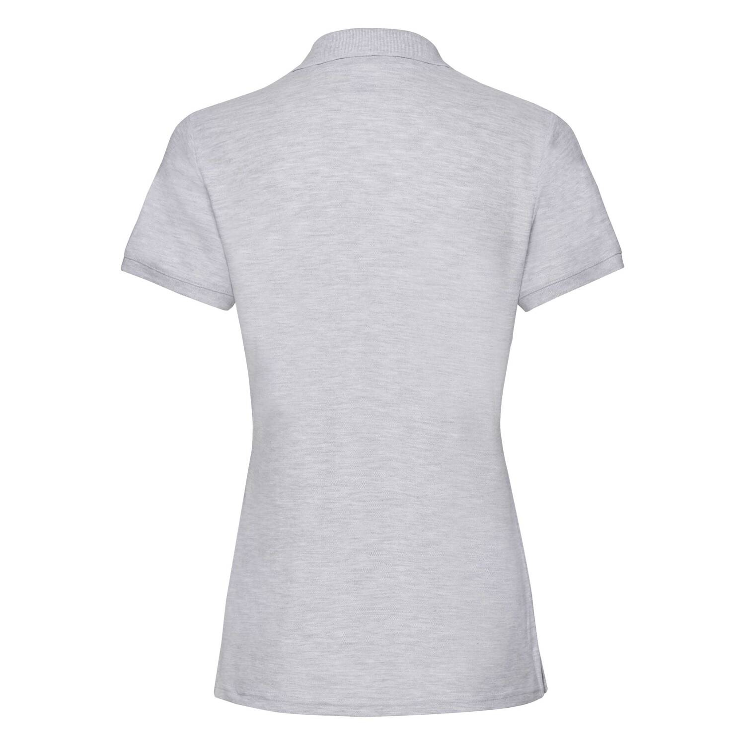 Grey Polo Fruit of the Loom Women's T-shirt