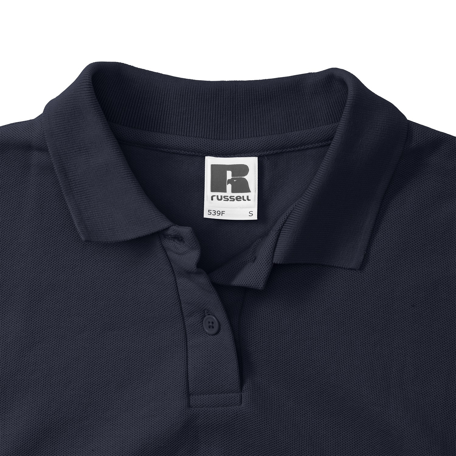 Navy Blue Polycotton Polo Russell Women's T-Shirt