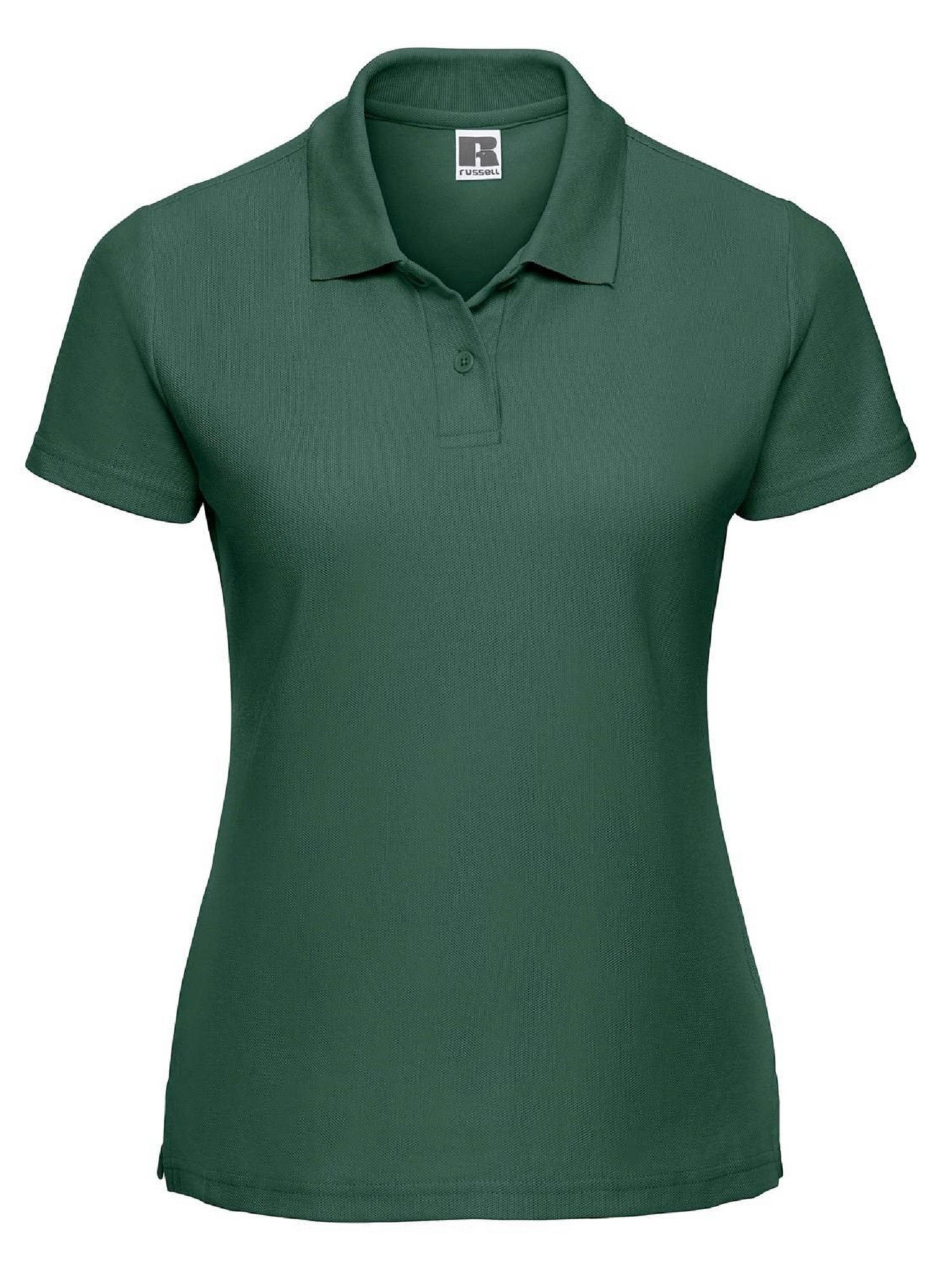Polycotton Women's Green Polo Shirt Russell