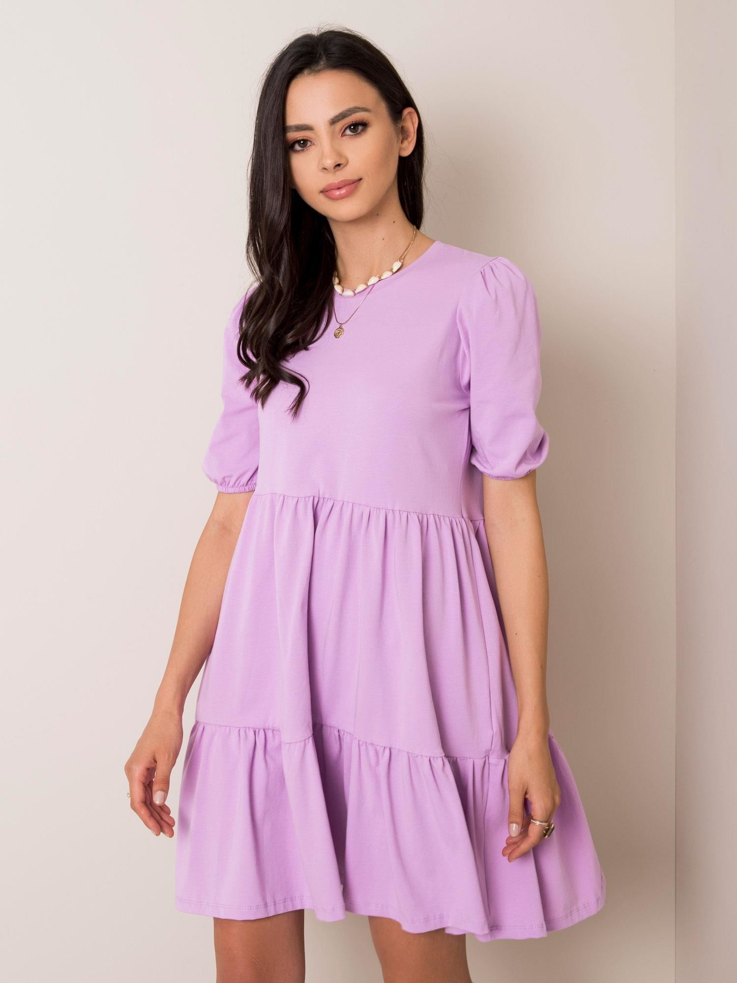 RUE PARIS Dress-RV-SK-5587.93-Light Purple