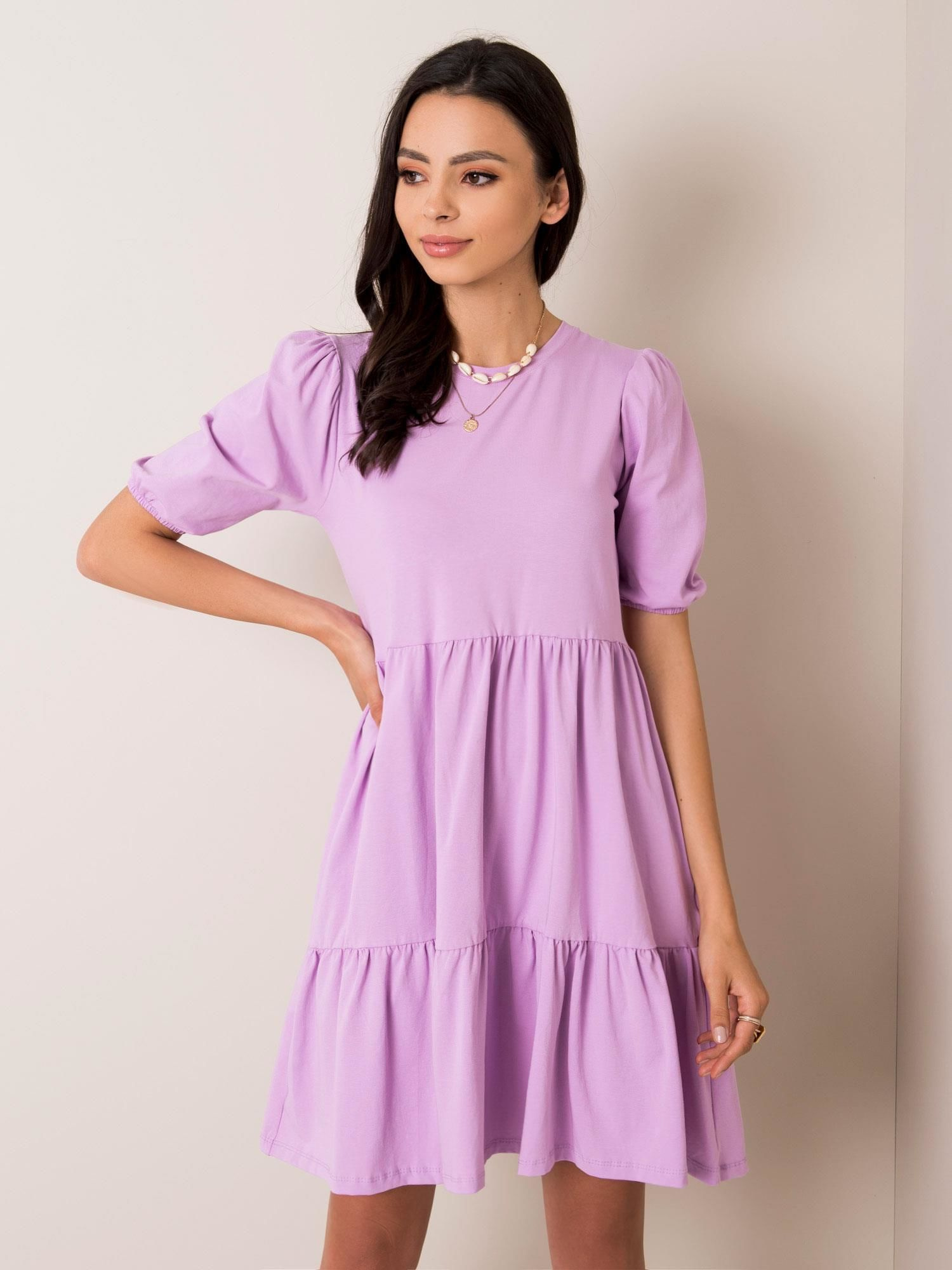 RUE PARIS Dress-RV-SK-5587.93-Light Purple