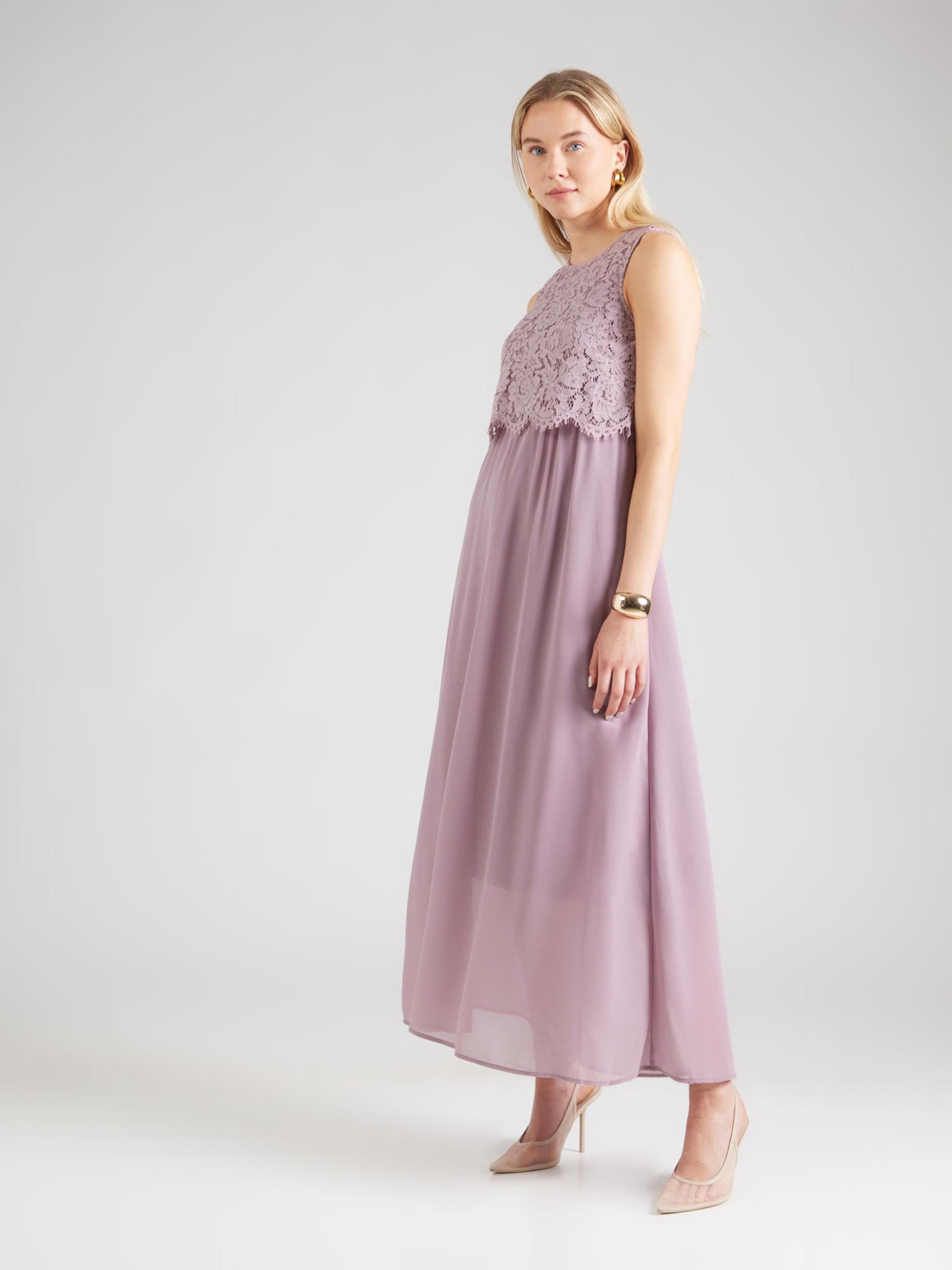 VILA Večerna obleka 'VIMILINA' mauve