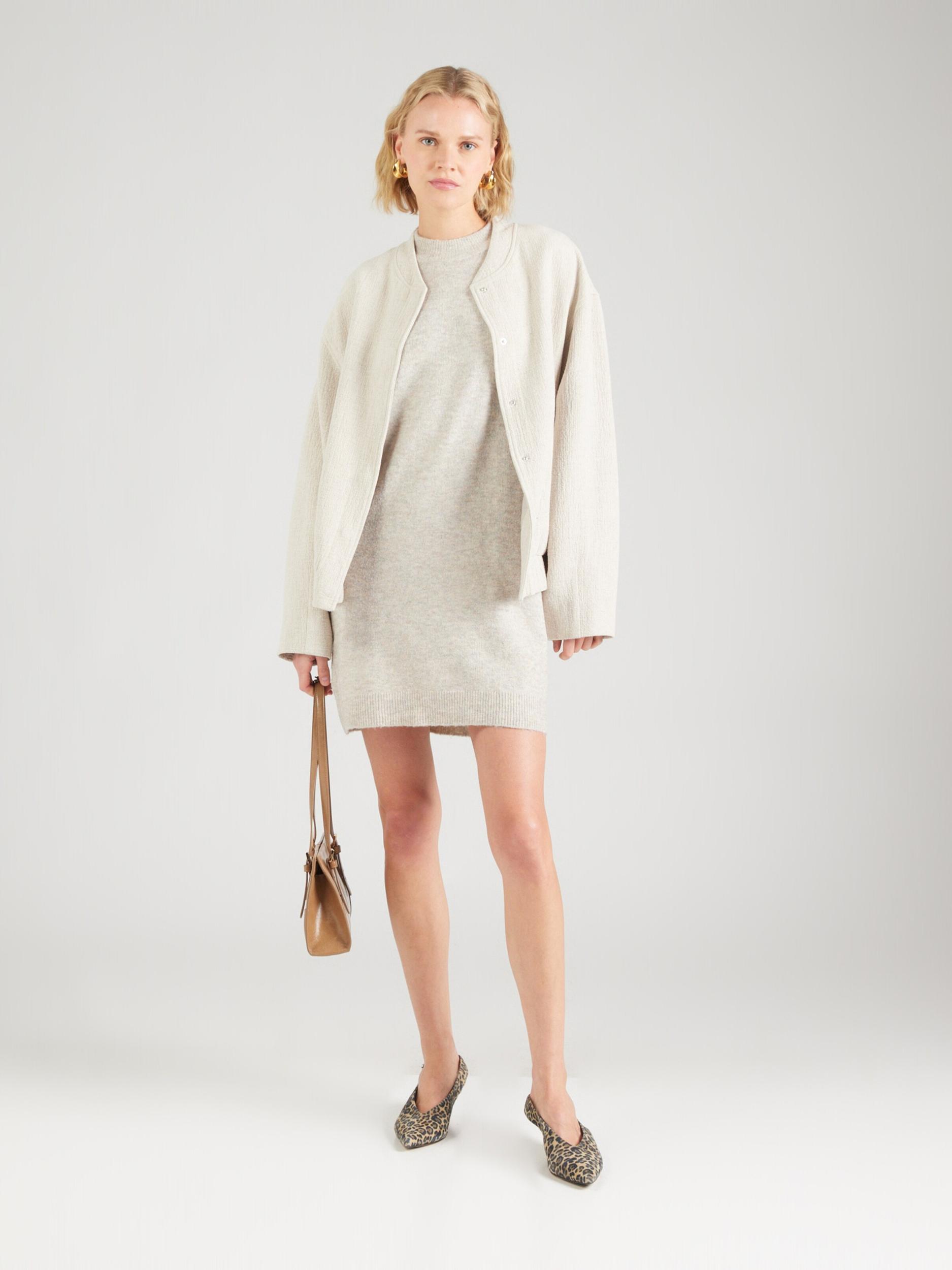 JDY Pletena obleka 'JDYRue' greige