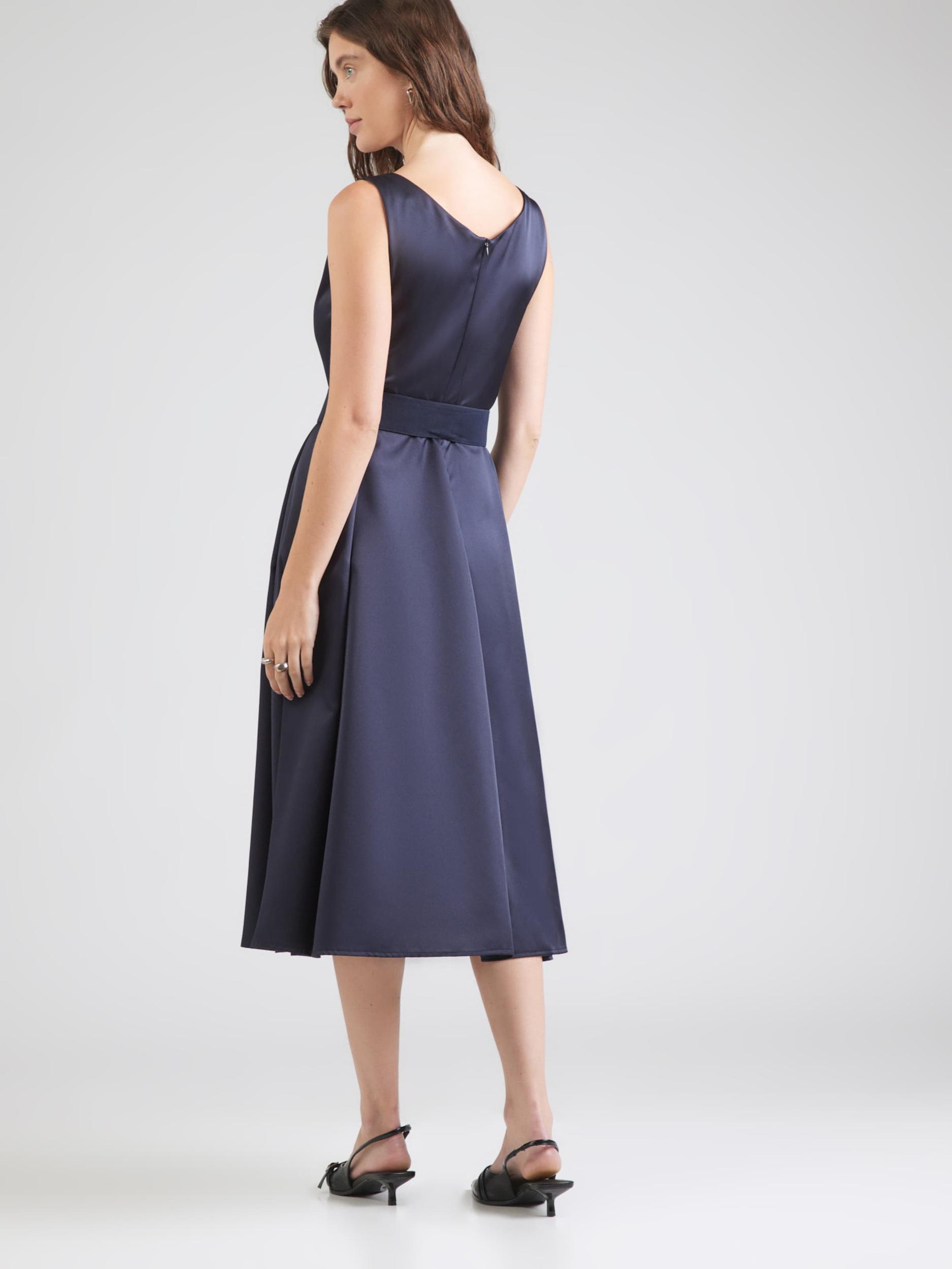 Vera Mont Koktejl obleka nočno modra