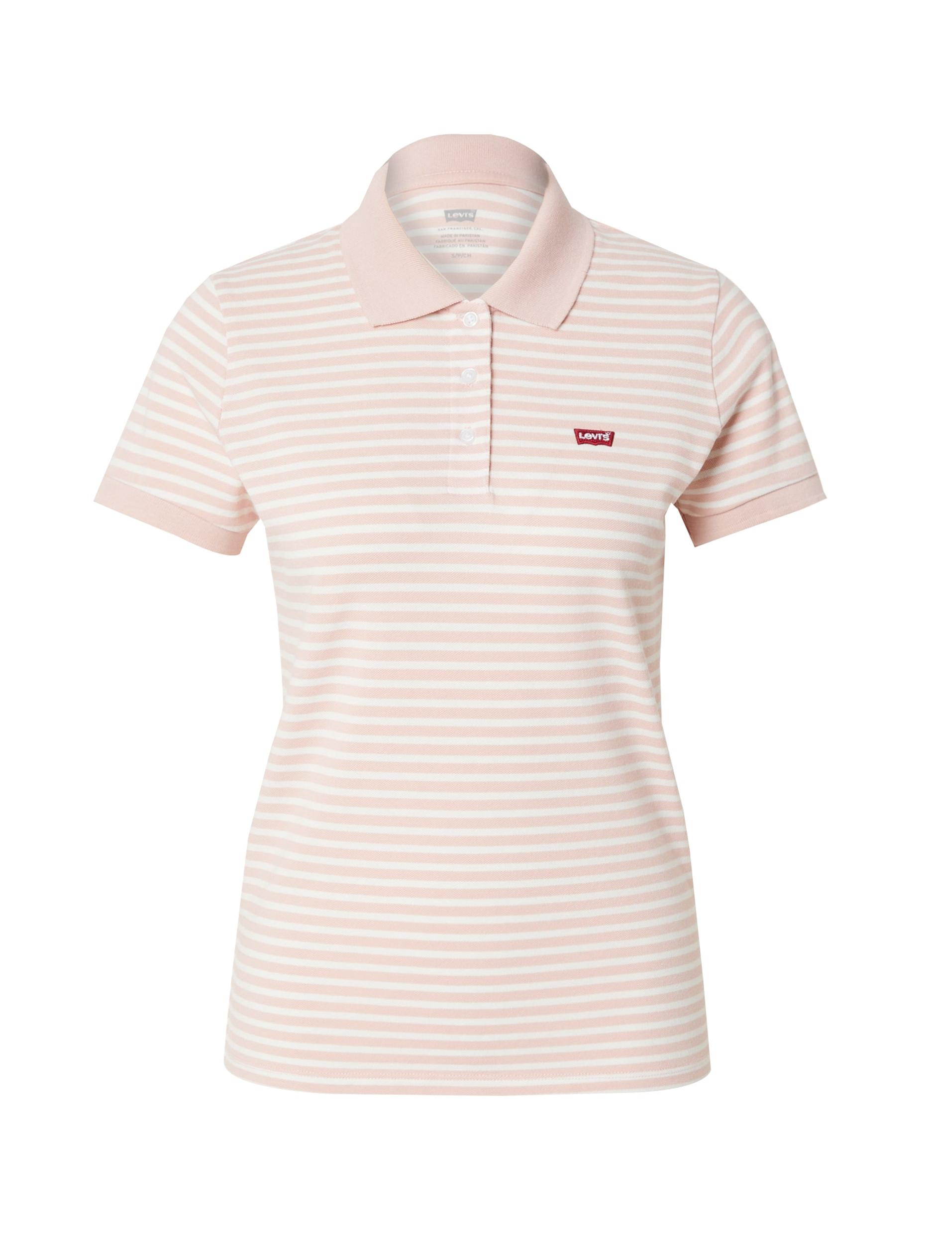 LEVI'S  Majica 'Slim Polo Shirt' roza / bela