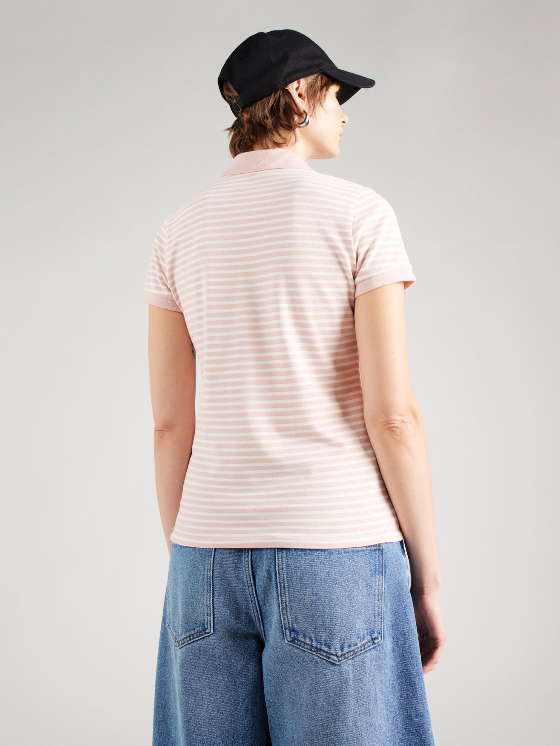 LEVI'S  Majica 'Slim Polo Shirt' roza / bela