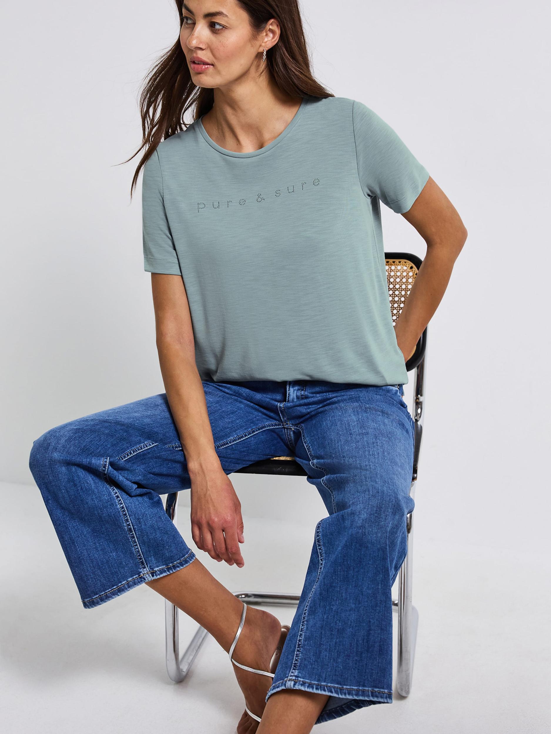 STREET ONE Majica golobje modra