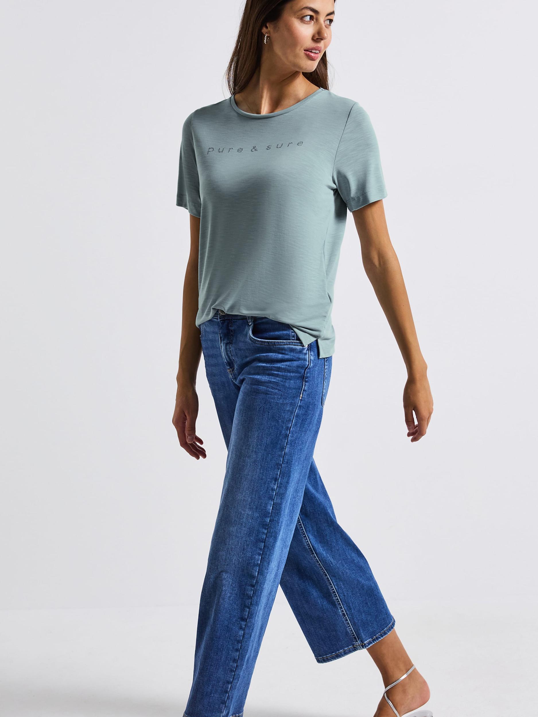 STREET ONE Majica golobje modra