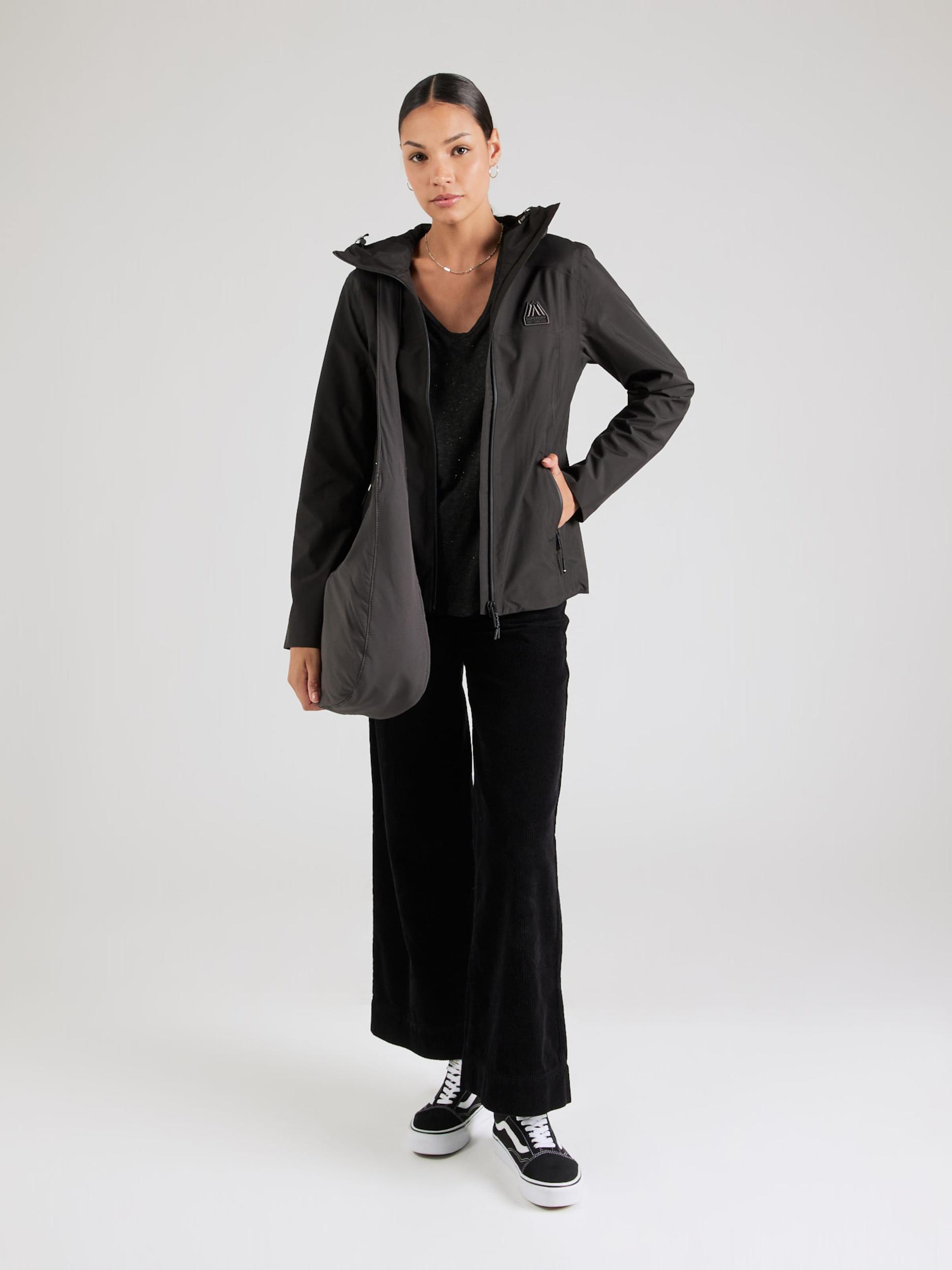 Superdry & Co Funkcionalna jakna brokat / črna