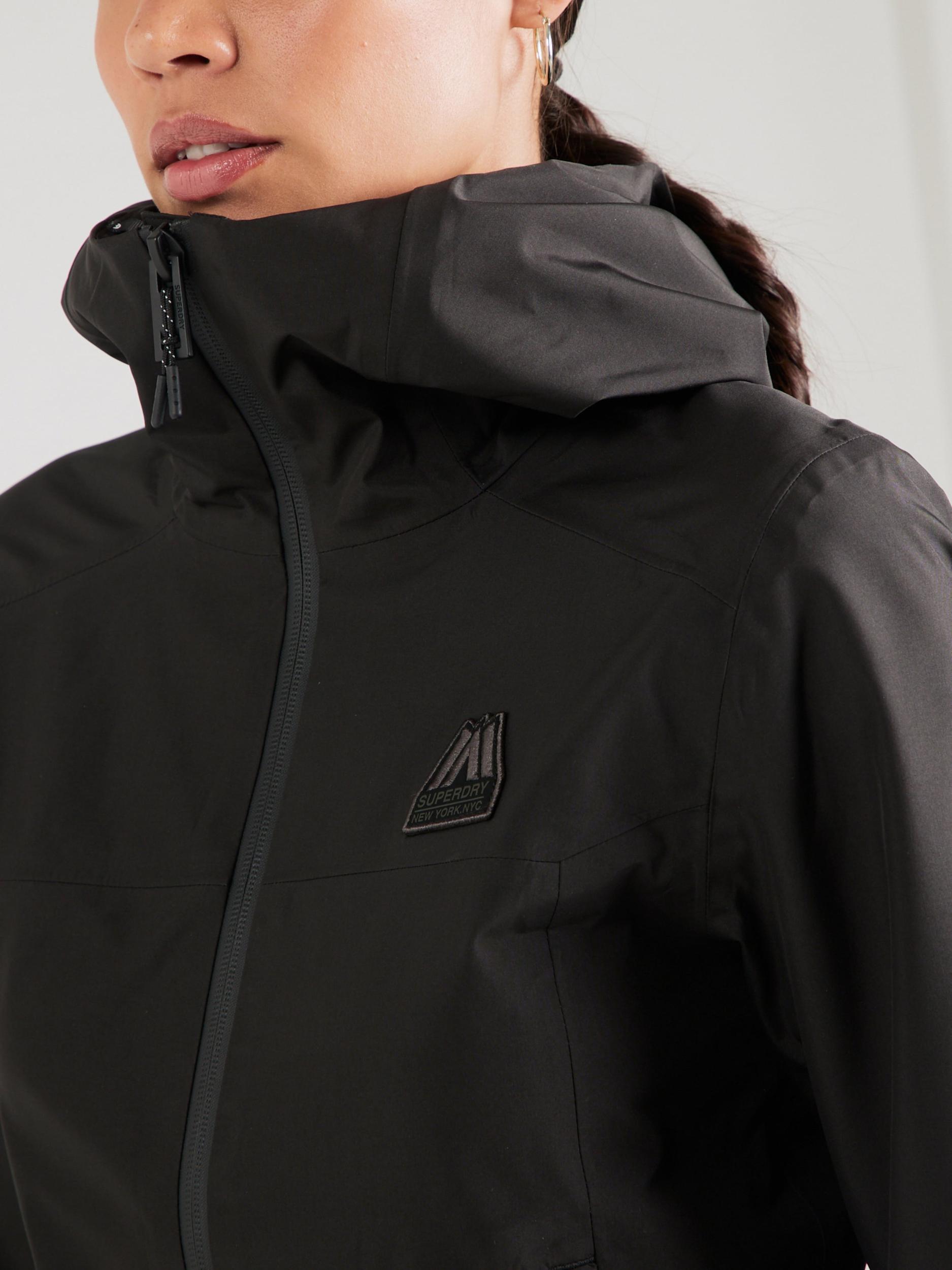 Superdry & Co Funkcionalna jakna brokat / črna