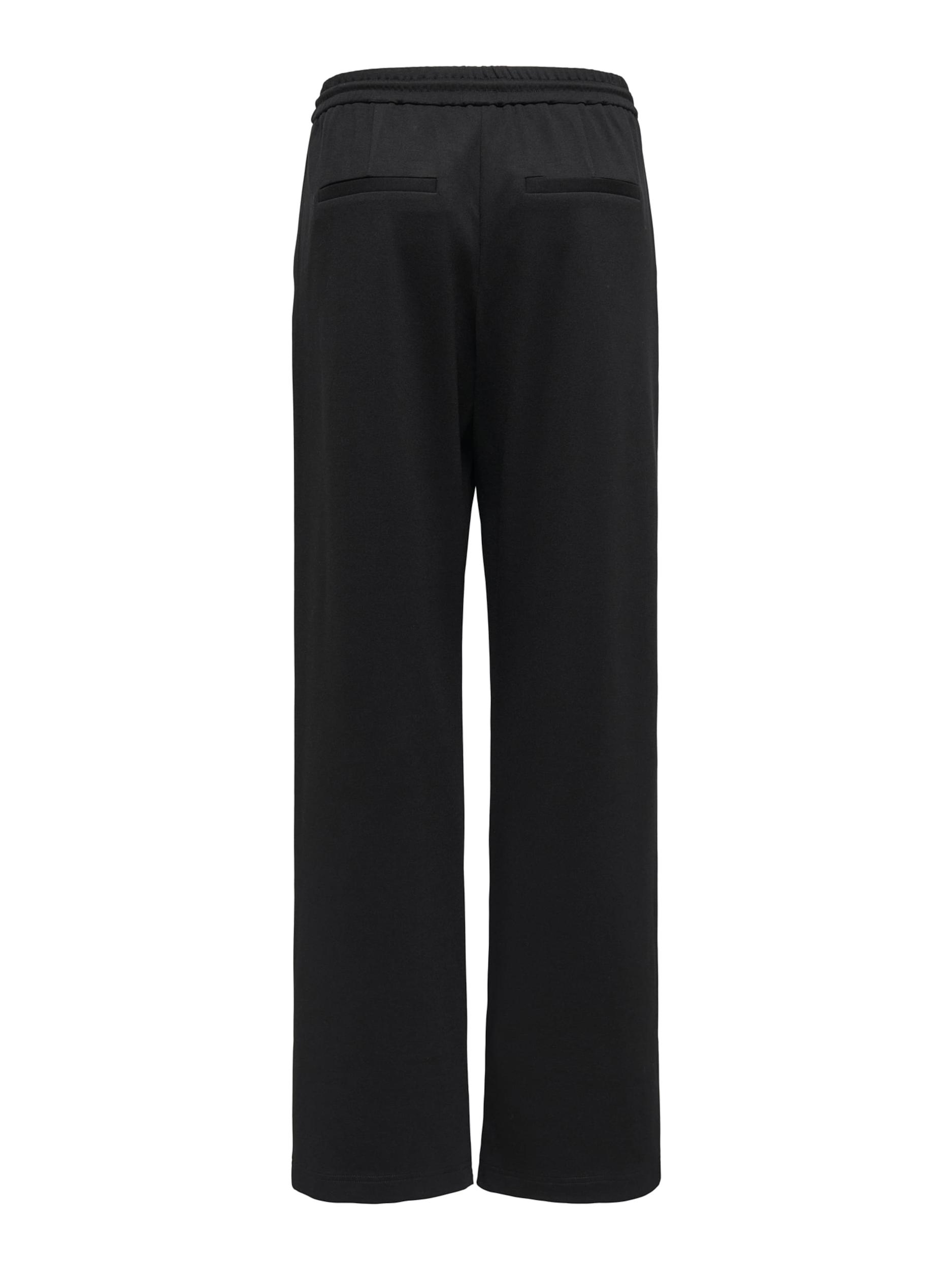 ONLY Hlače z naborki 'ONLJILL' črna