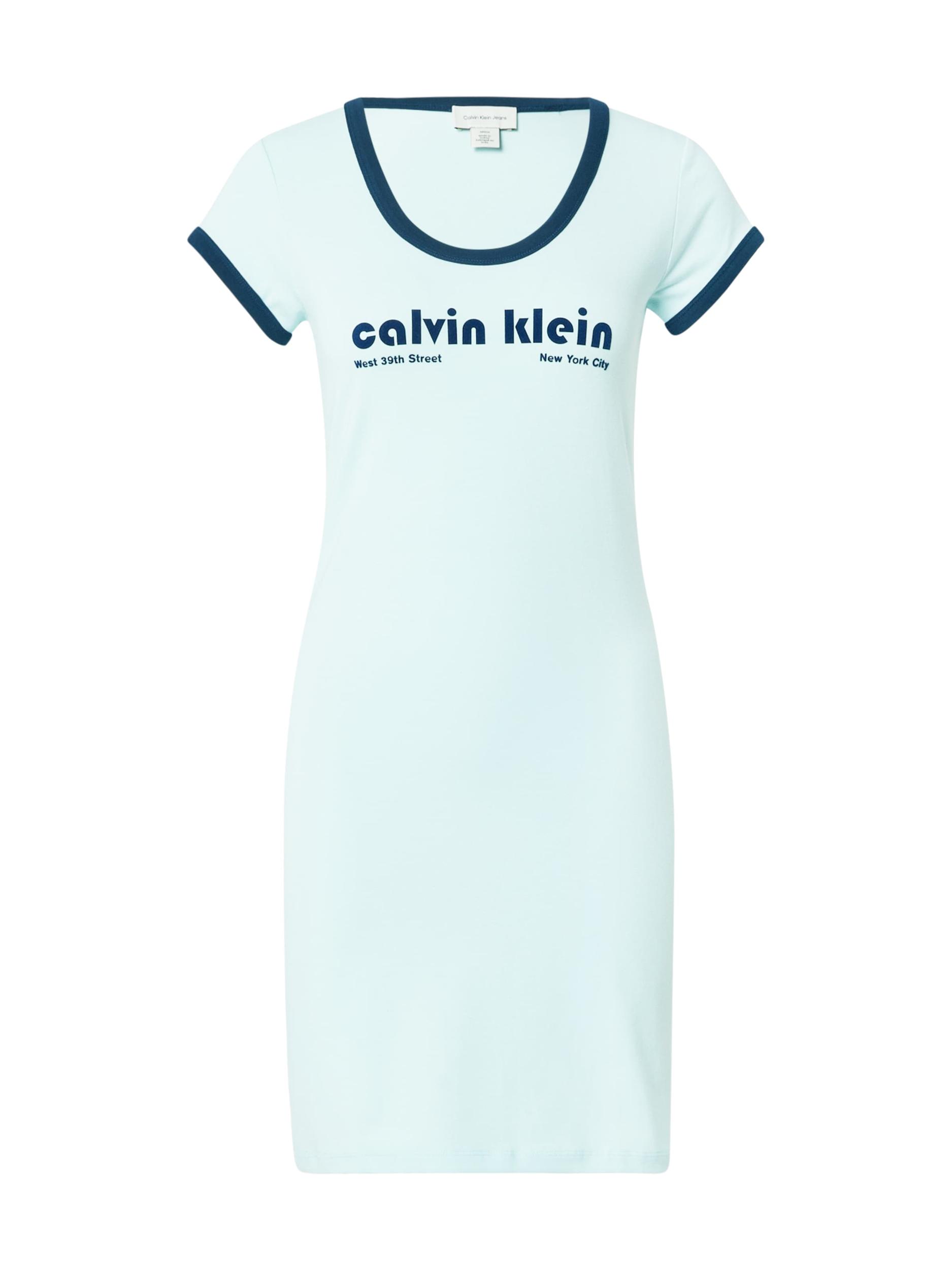 Calvin Klein Jeans Obleka turkizna / nočno modra