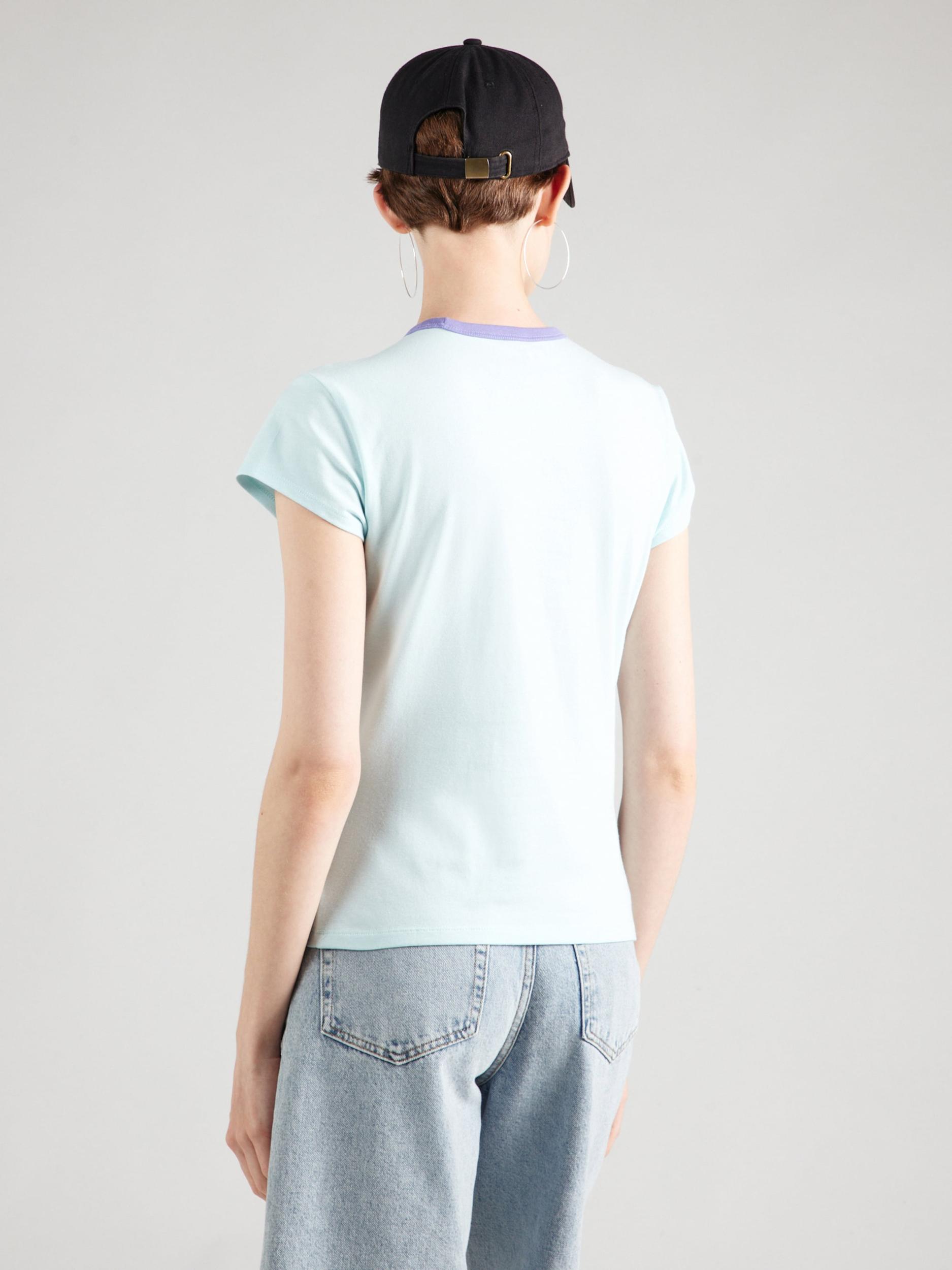 Calvin Klein Jeans Majica pastelno zelena / lila