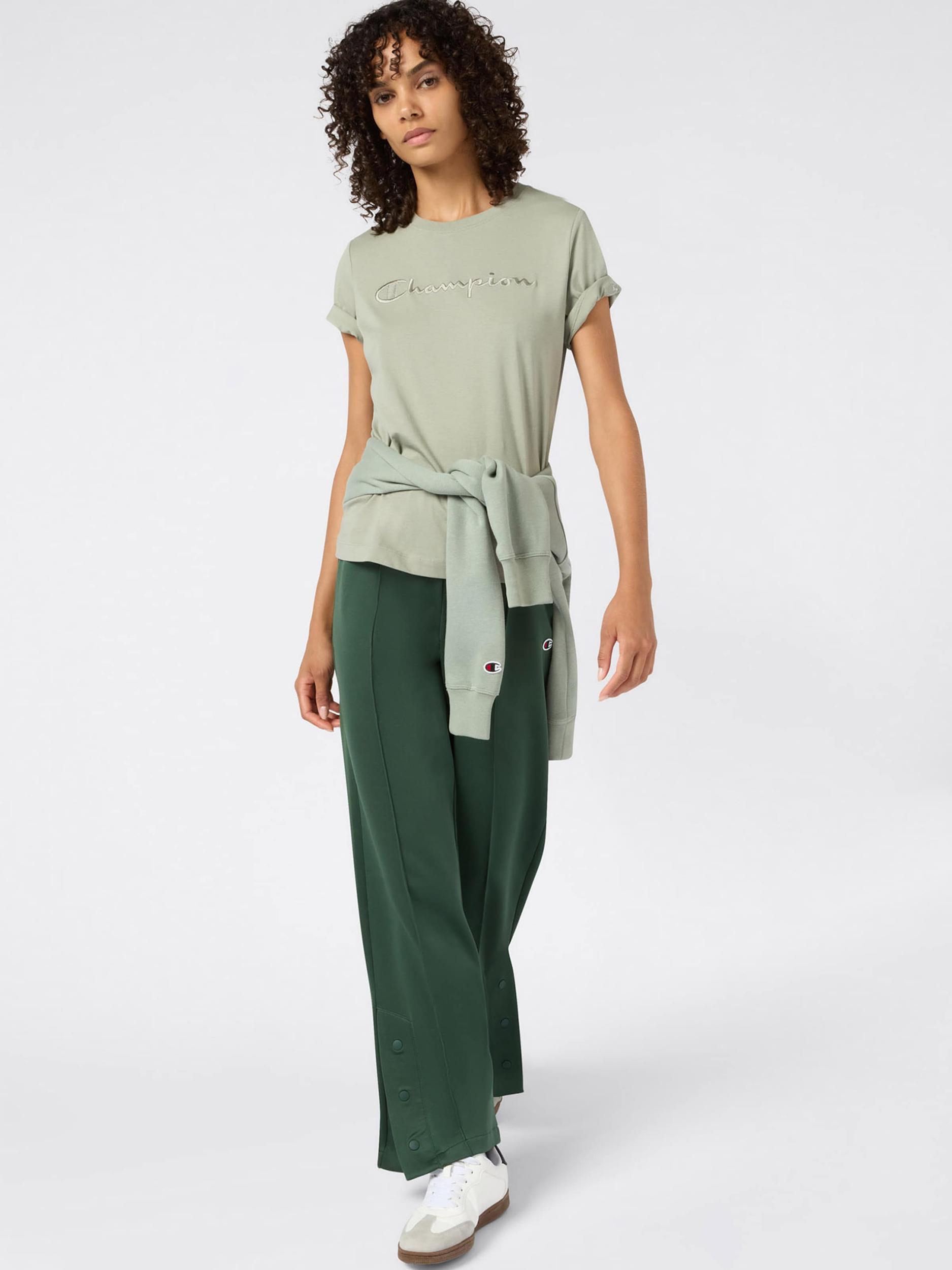 Champion Authentic Athletic Apparel Majica pastelno zelena / rdeča / črna