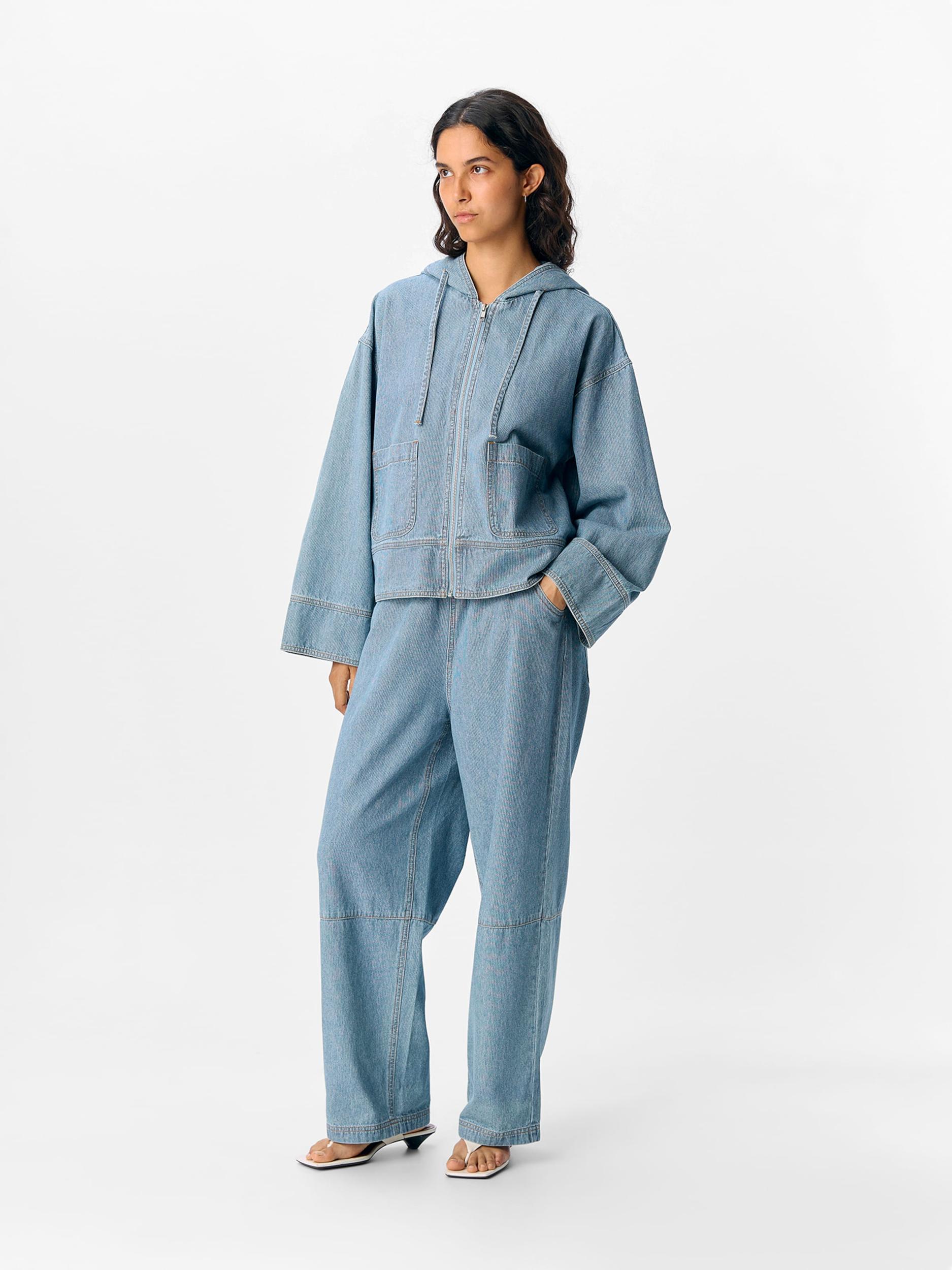 OBJECT Kavbojke 'OBJRALY' svetlo modra