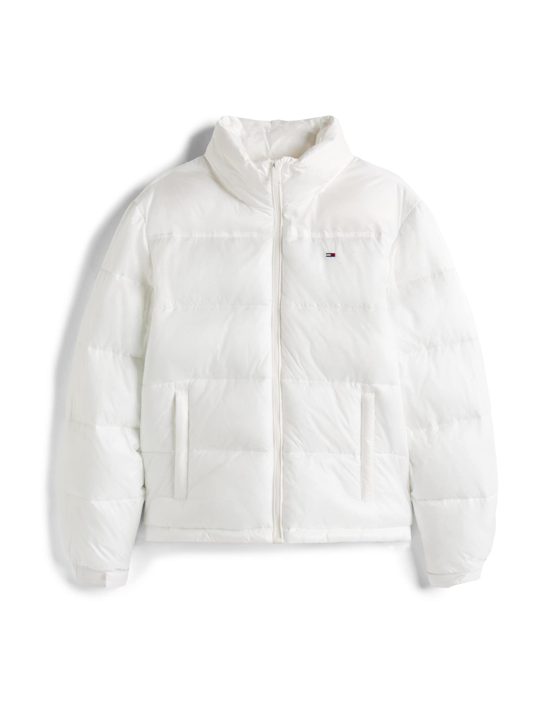 Tommy Jeans Prehodna jakna 'ESS' bela