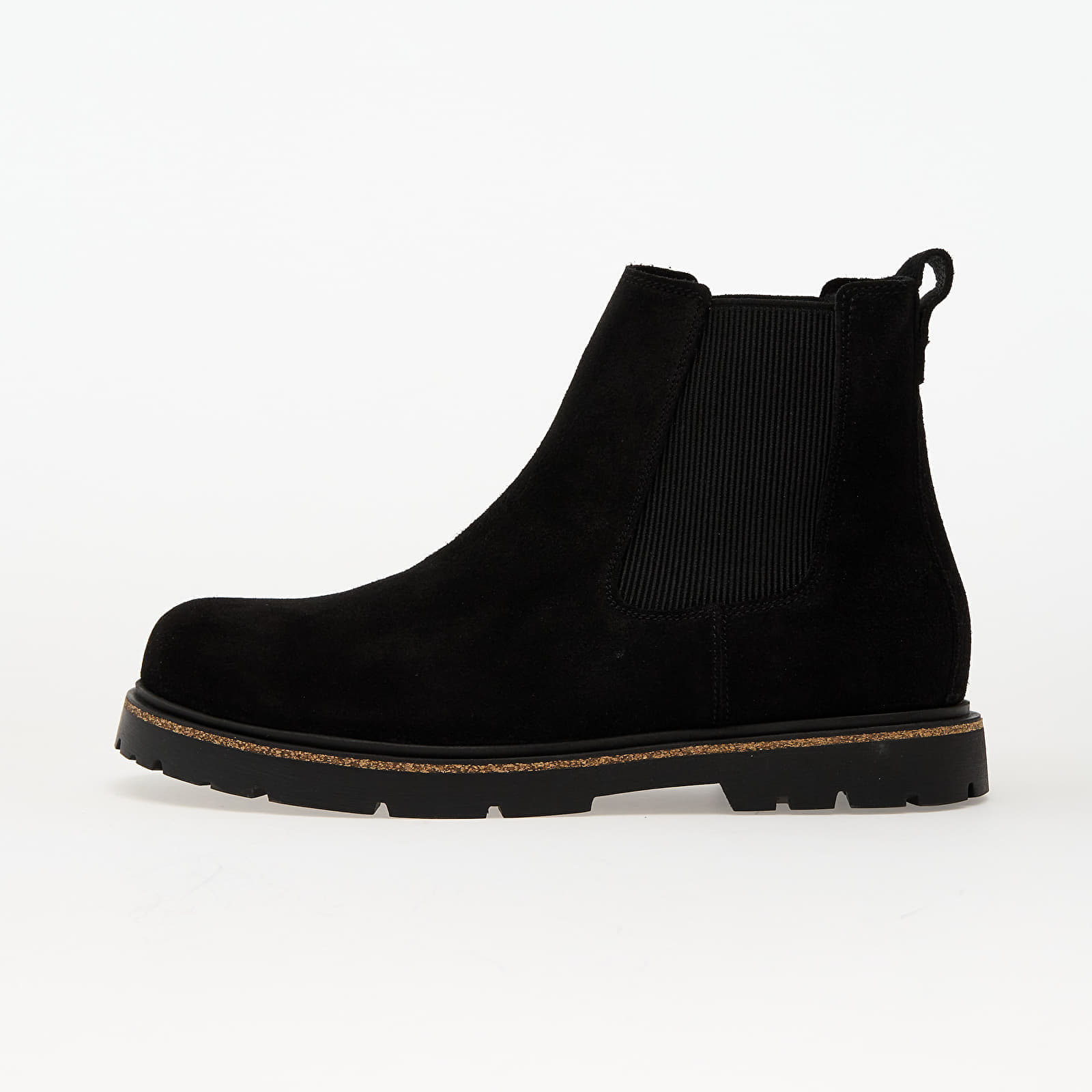 Birkenstock Highwood Slip On Men Suede Leather Black