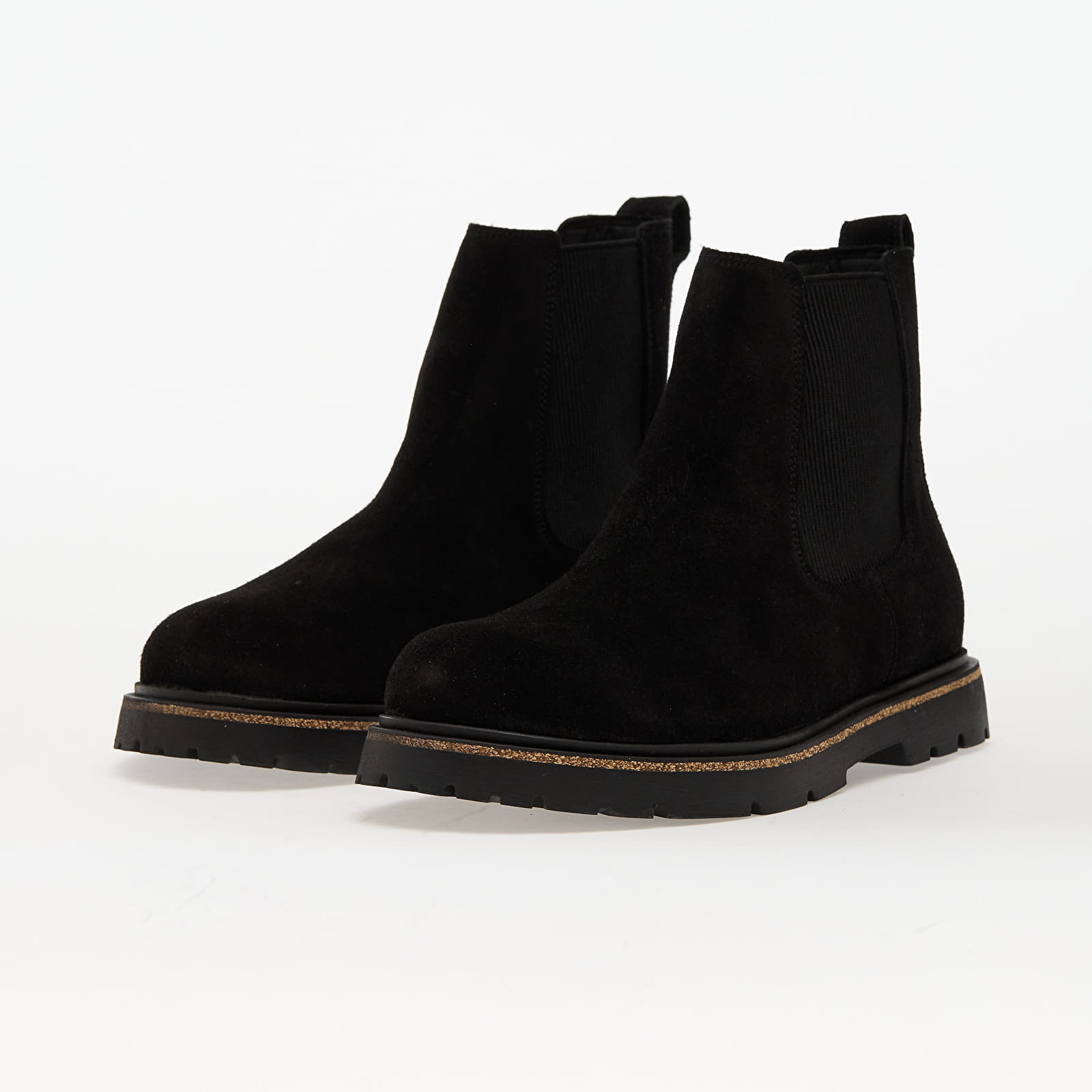 Birkenstock Highwood Slip On Men Suede Leather Black