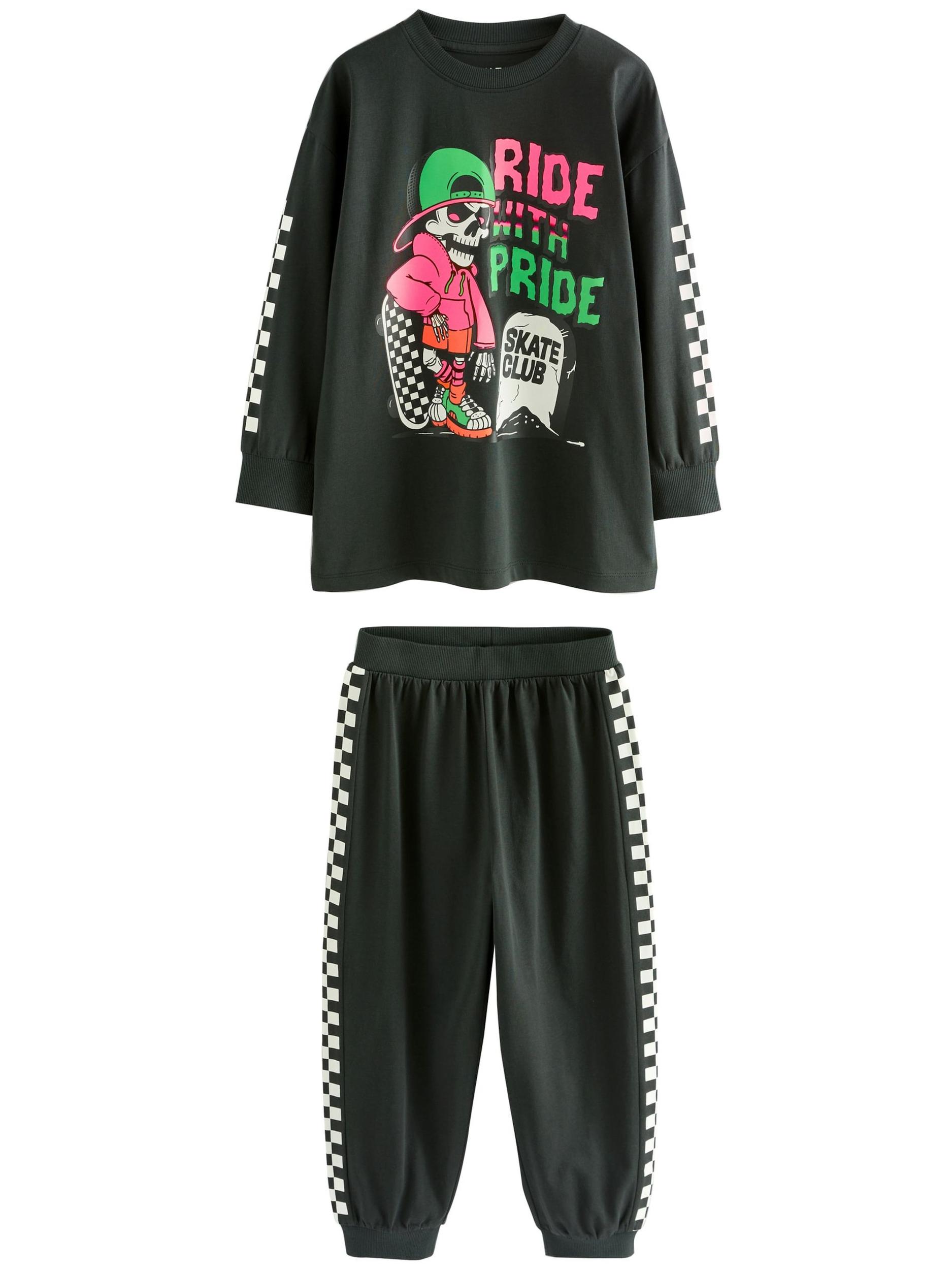 Next Pižama modra / jelka