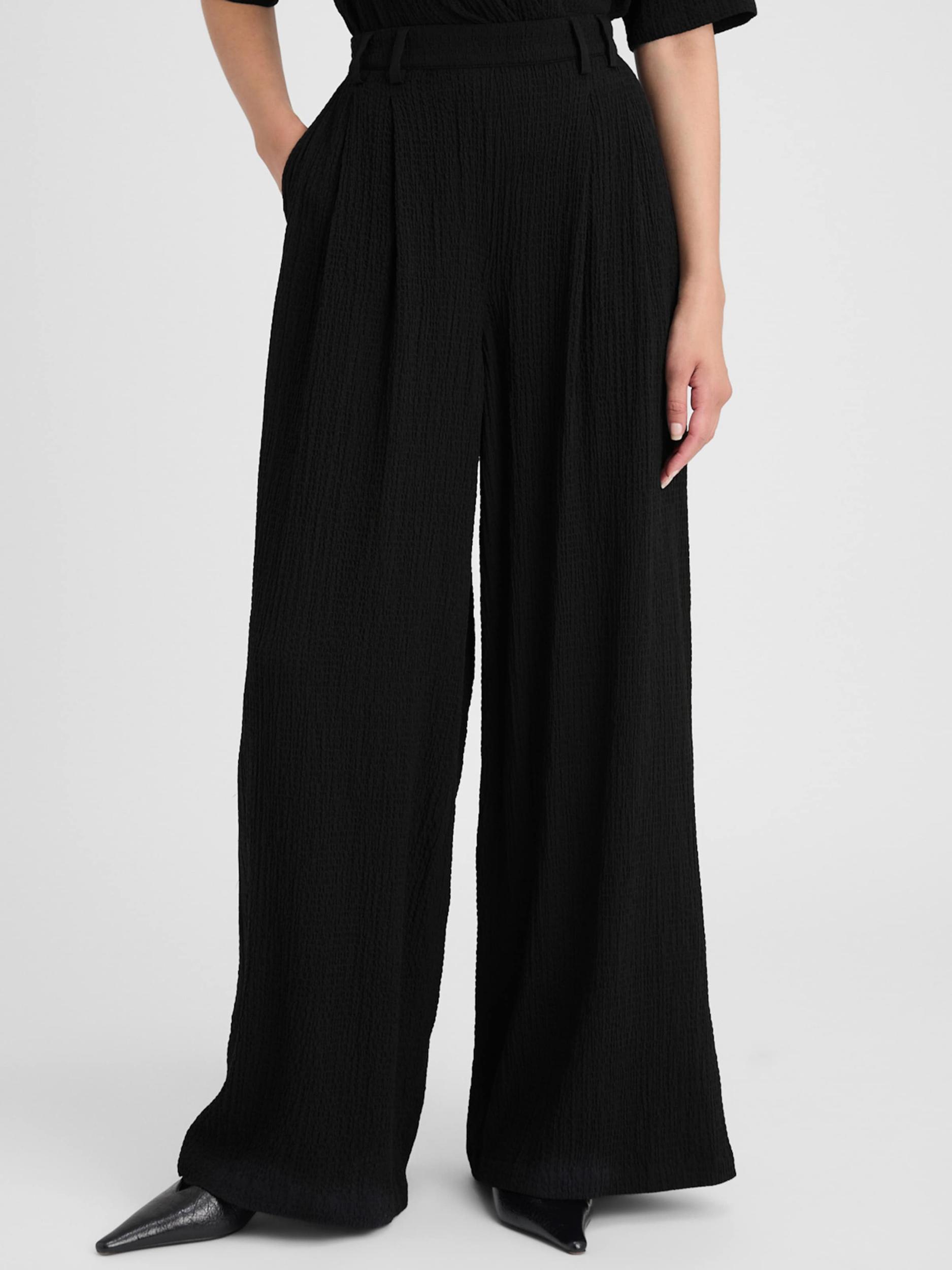 Guido Maria Kretschmer Women Hlače na rob 'Elna' črna