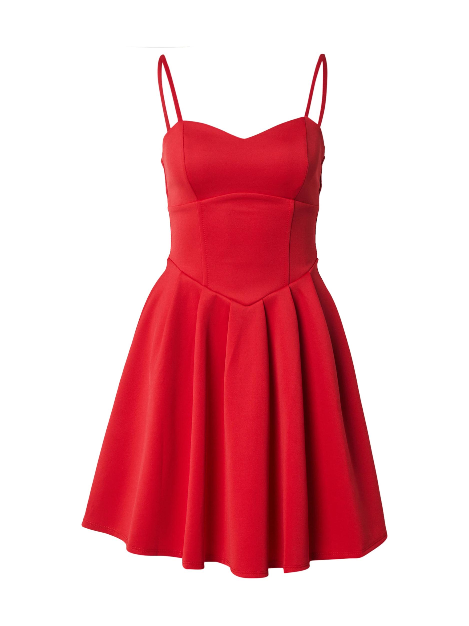 WAL G. Koktejl obleka 'SCARLETTE' rdeča